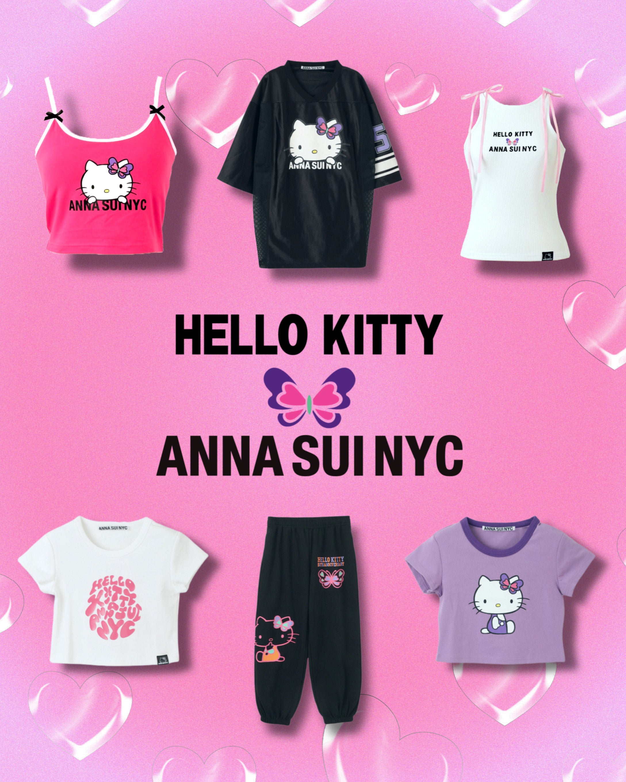 ANNA SUI NYC HELLO KITTY スウェットパンツ ANNA SUI NYC HELLO KITTY スウェットパンツ - メルカリ