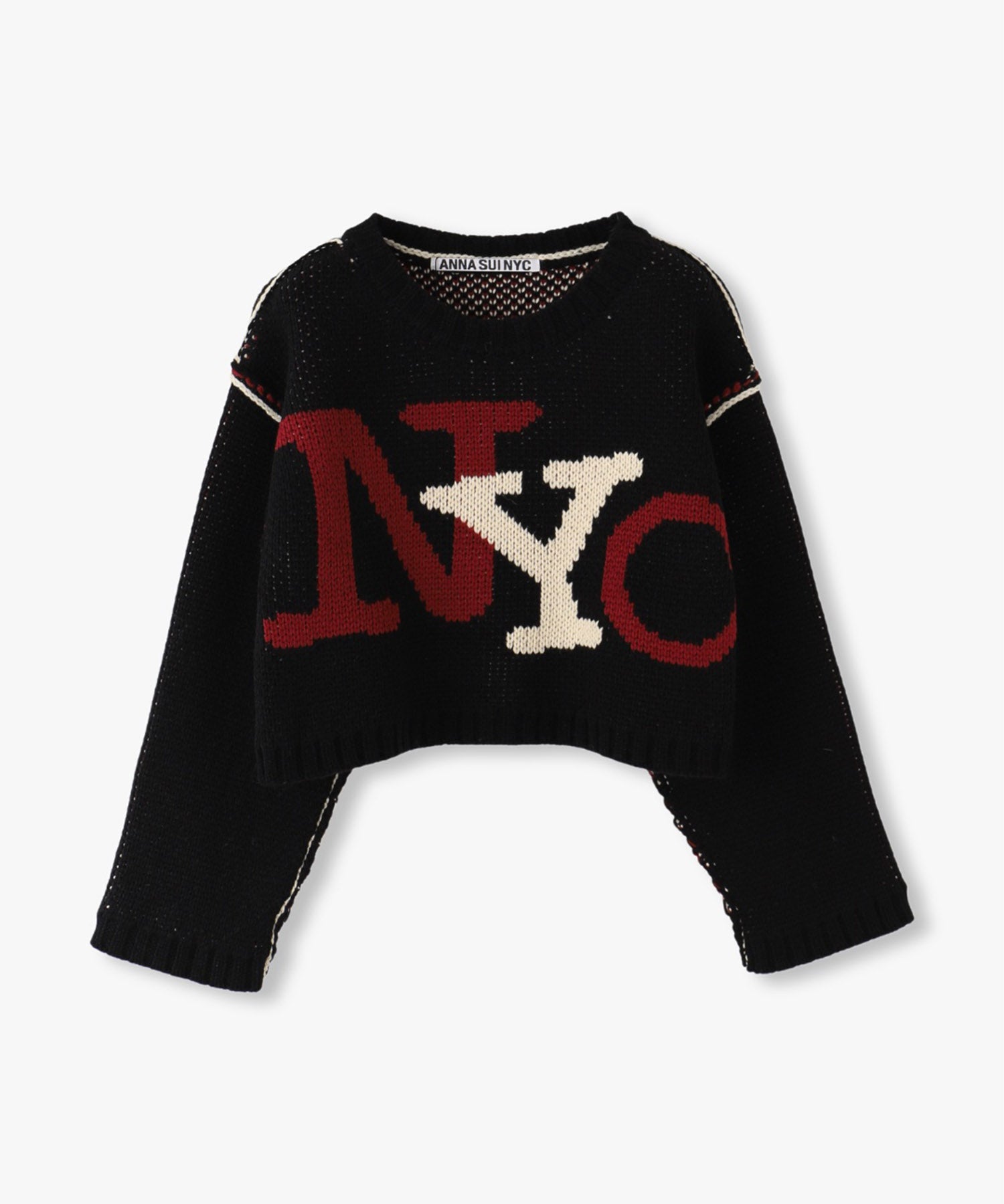 "NYC”ジャガードニットプルオーバー