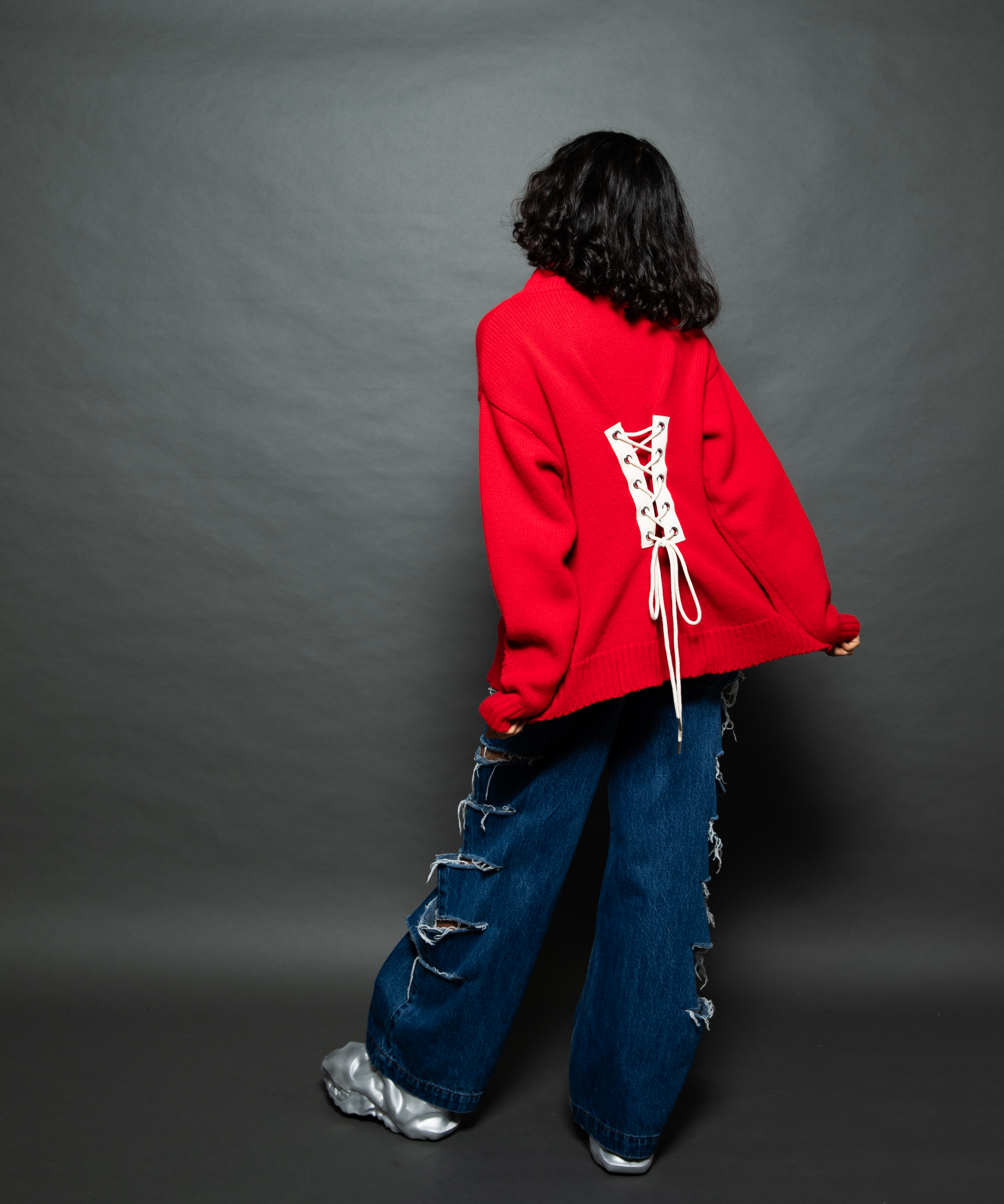 スーパースラッシュバギーデニムパンツ