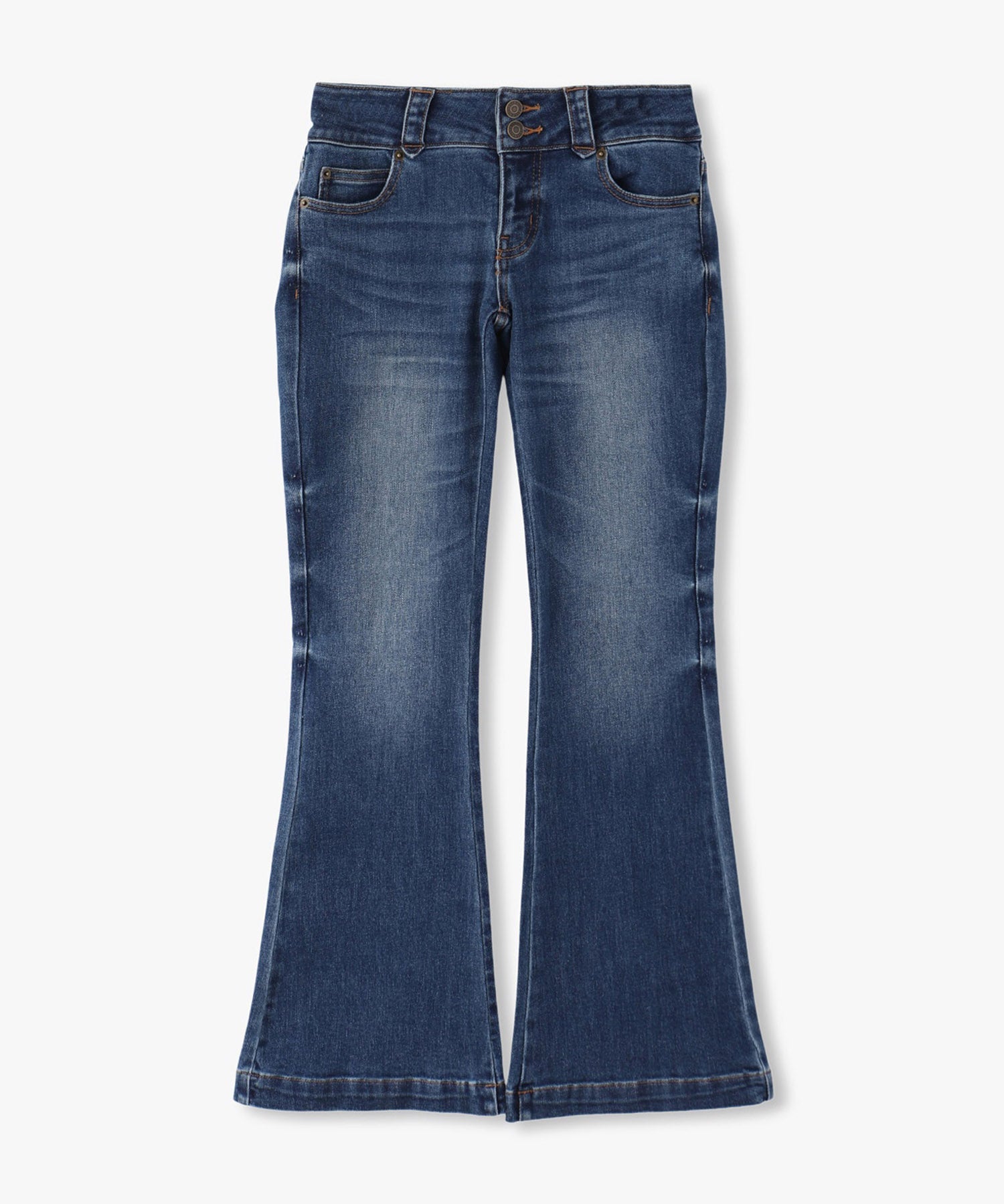 70's風フレアデニムパンツ