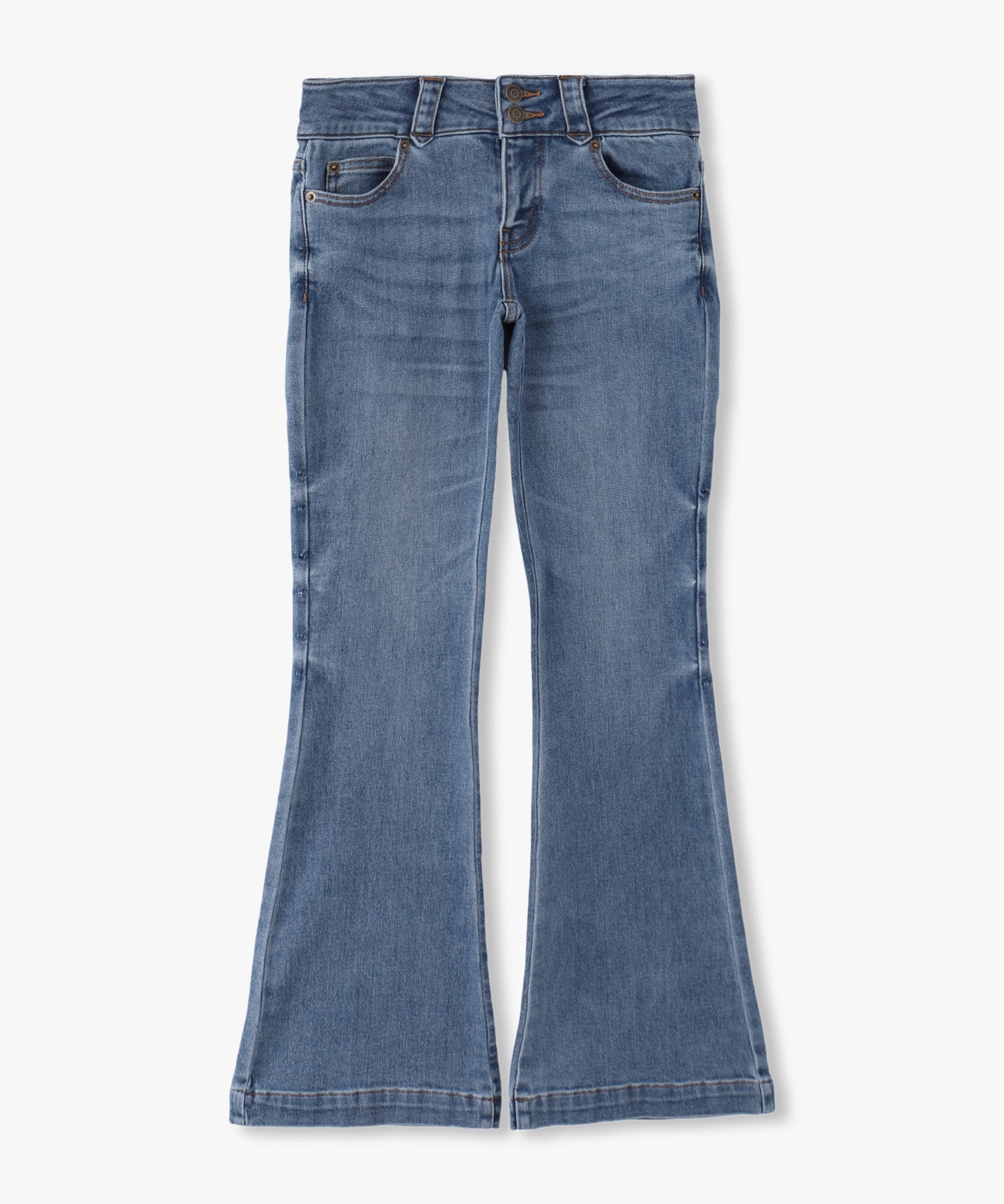 70's風フレアデニムパンツ