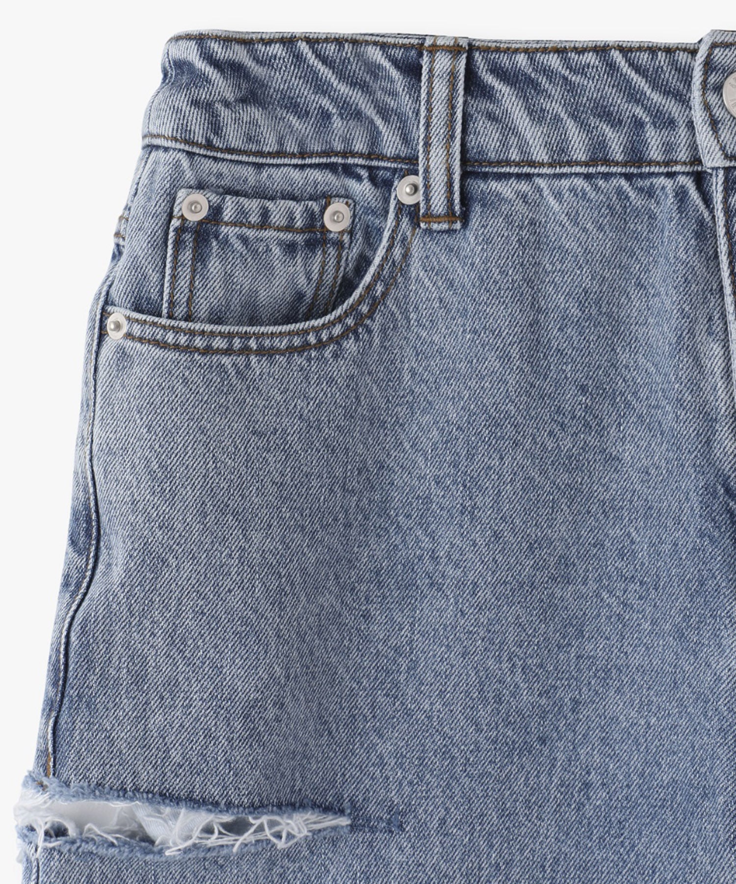 スーパースラッシュバギーデニムパンツ