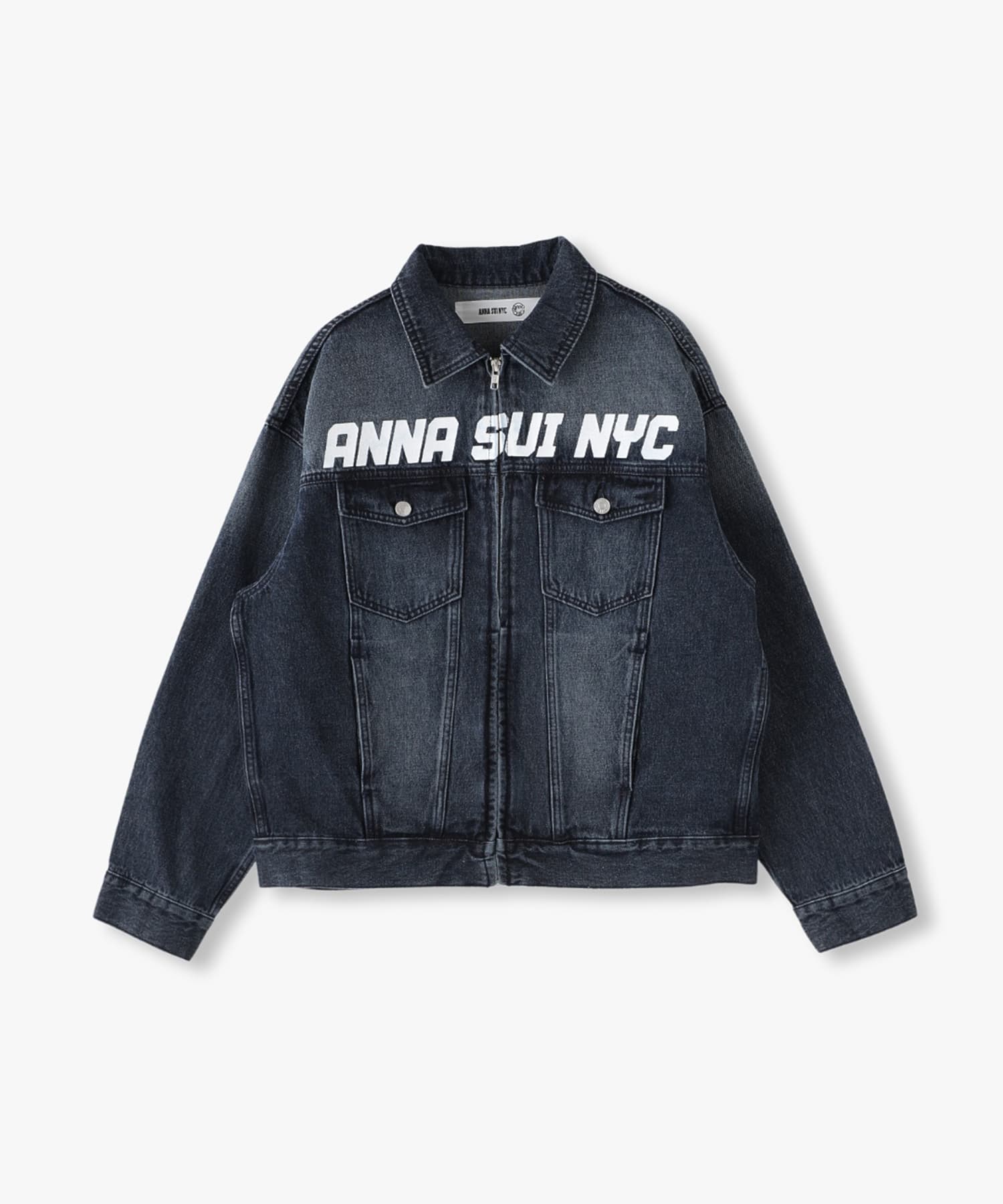 ANNA SUI NYC フロントロゴデニムジャケット
