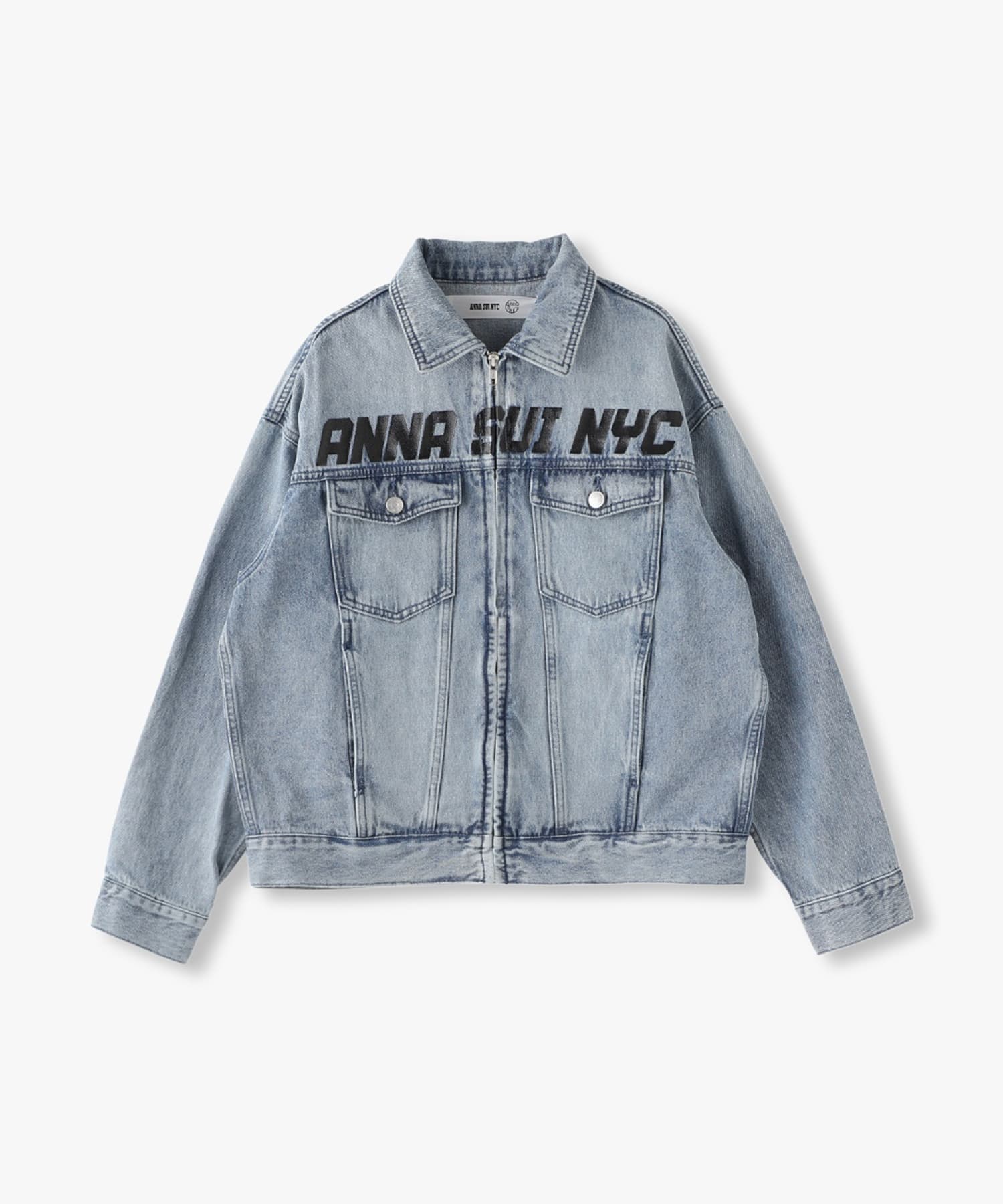 ANNA SUI NYC フロントロゴデニムジャケット