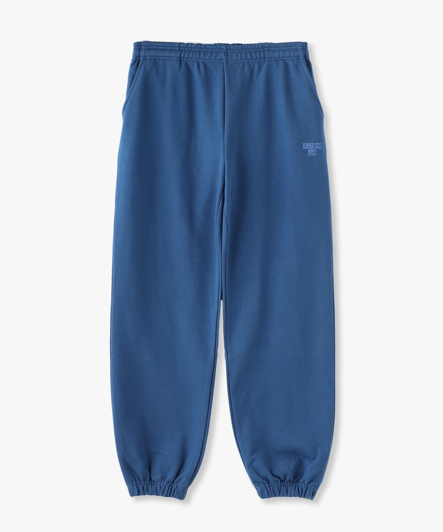 ANNA SUI NYC ロゴ刺繍 スウェットパンツ