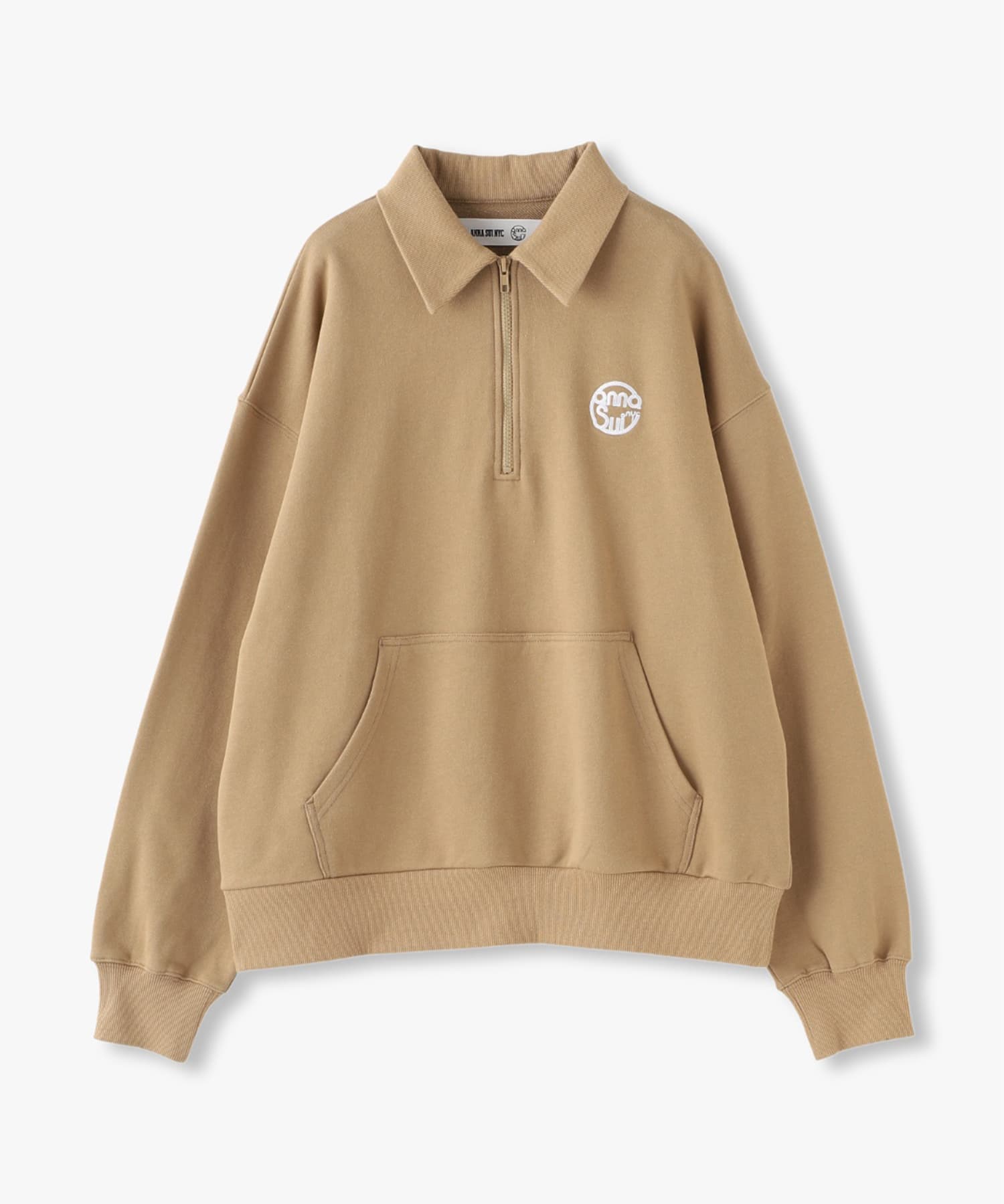 ANNA SUI NYC ハーフジップスウェット