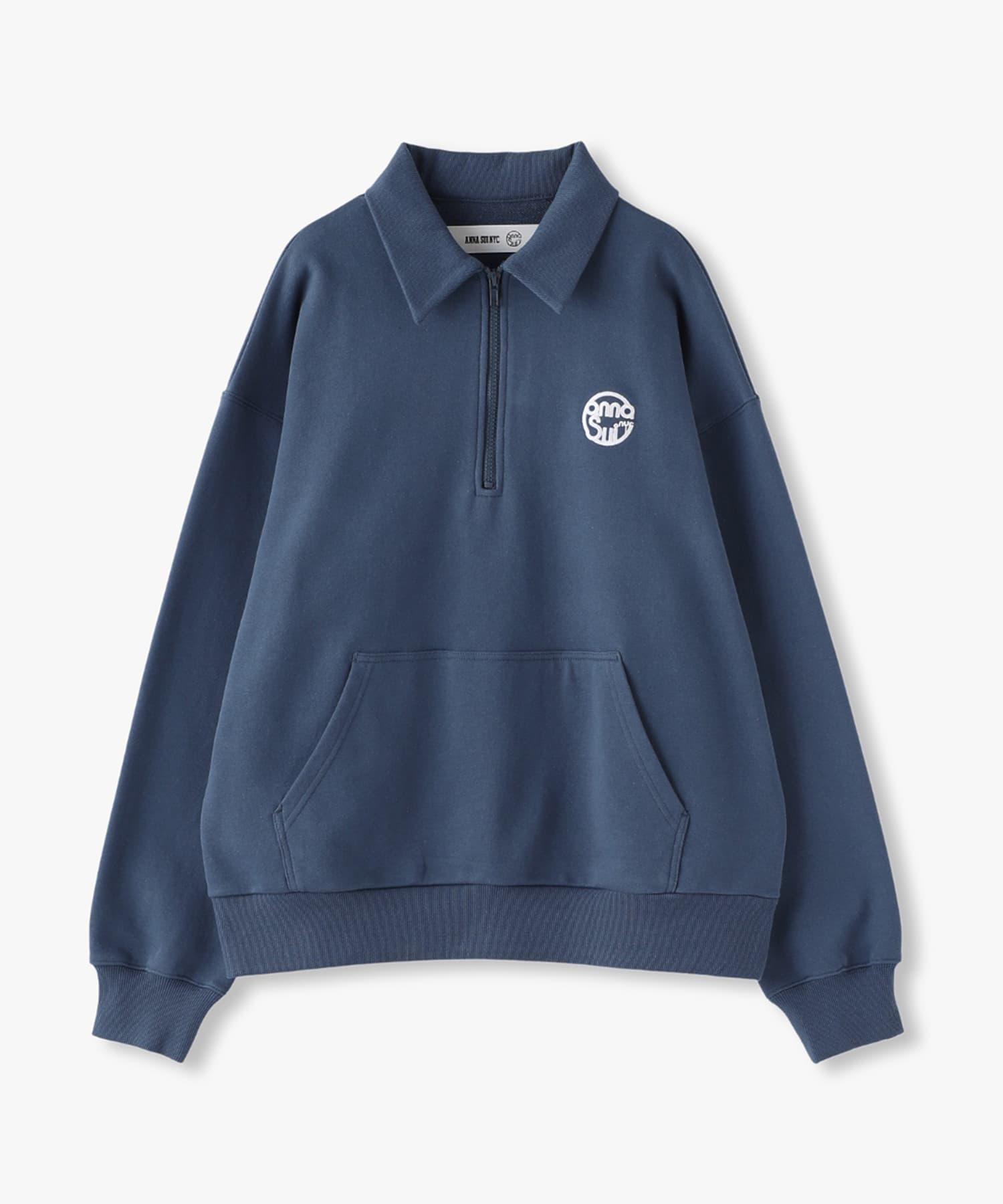 ANNA SUI NYC ハーフジップスウェット