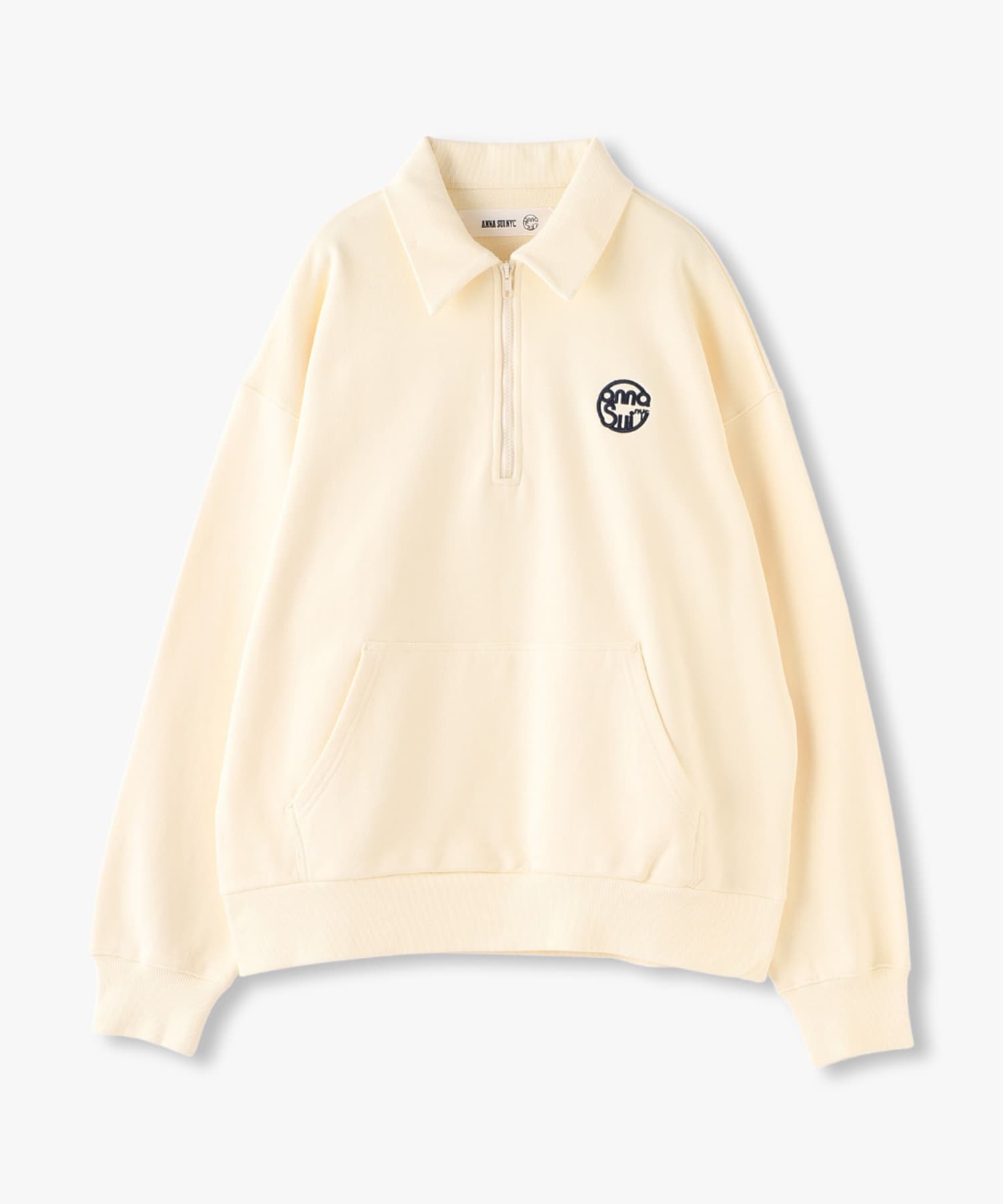 ANNA SUI NYC ハーフジップスウェット
