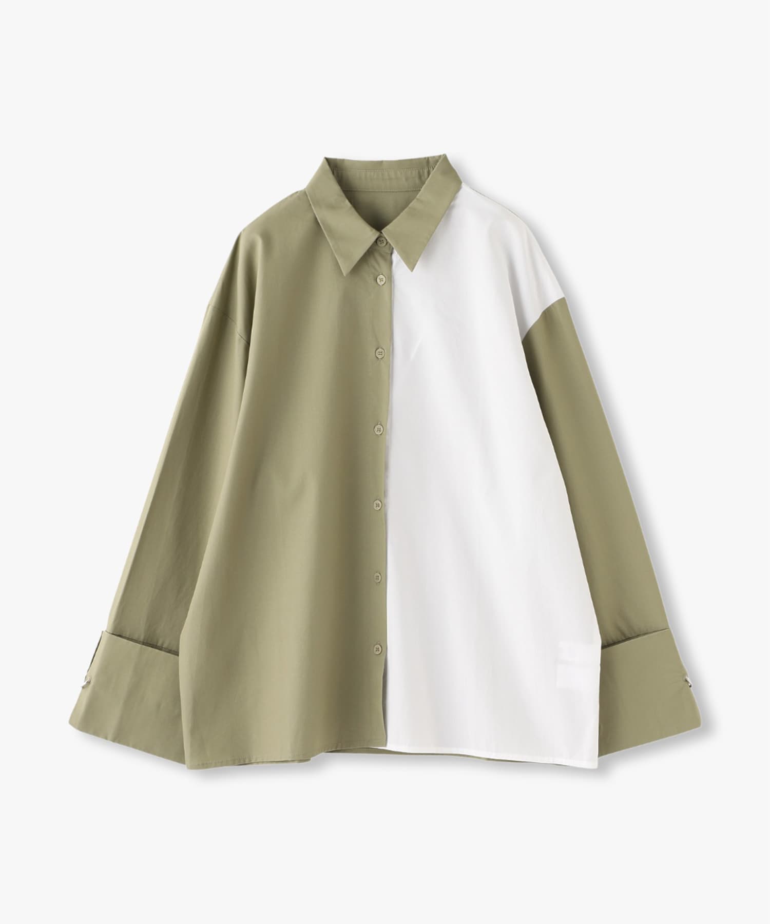 ANNA SUI NYC バイカラーシャツ