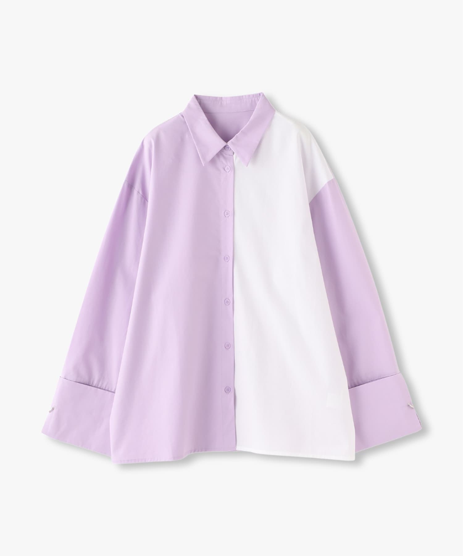 ANNA SUI NYC バイカラーシャツ