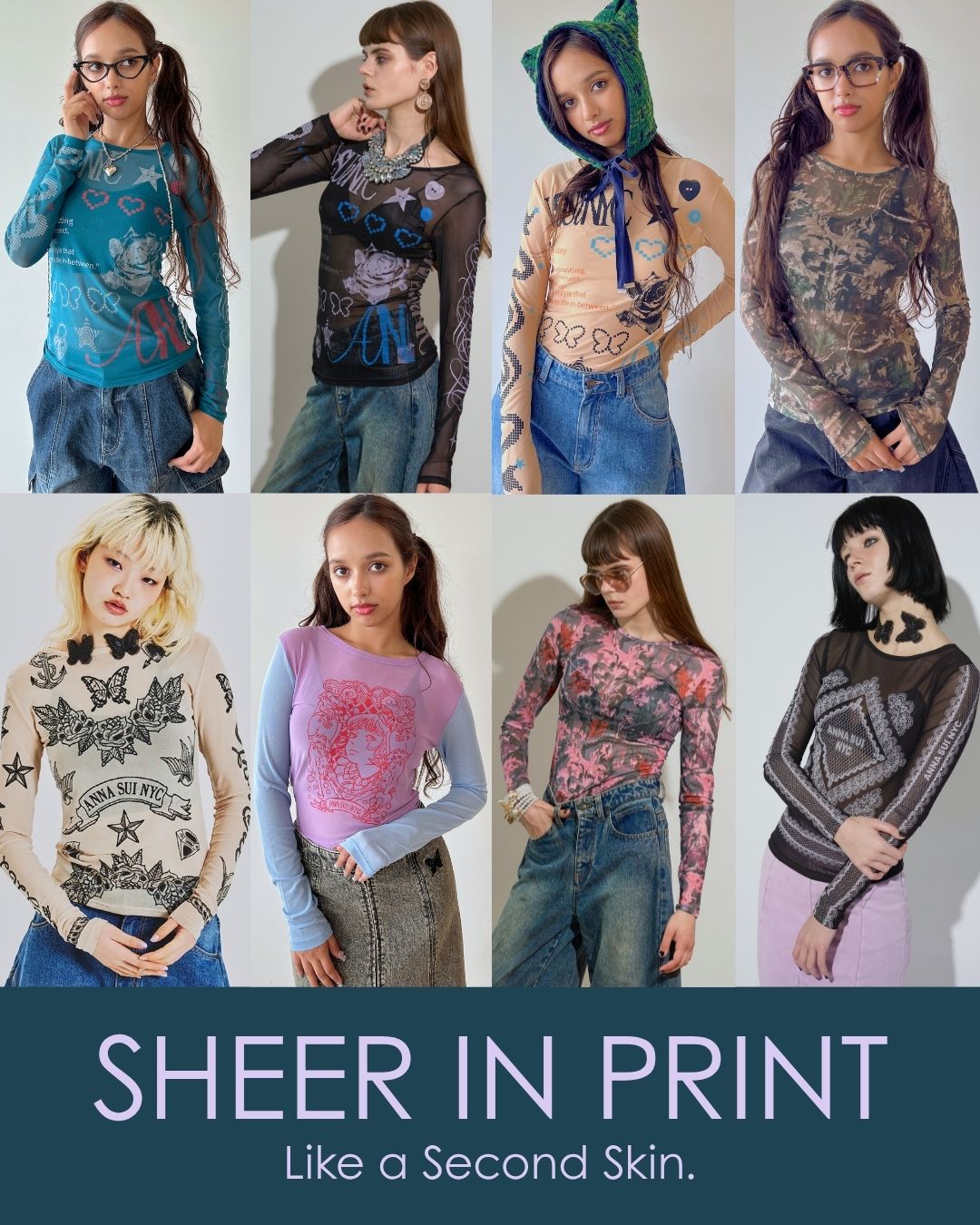 SHEER IN PRINT