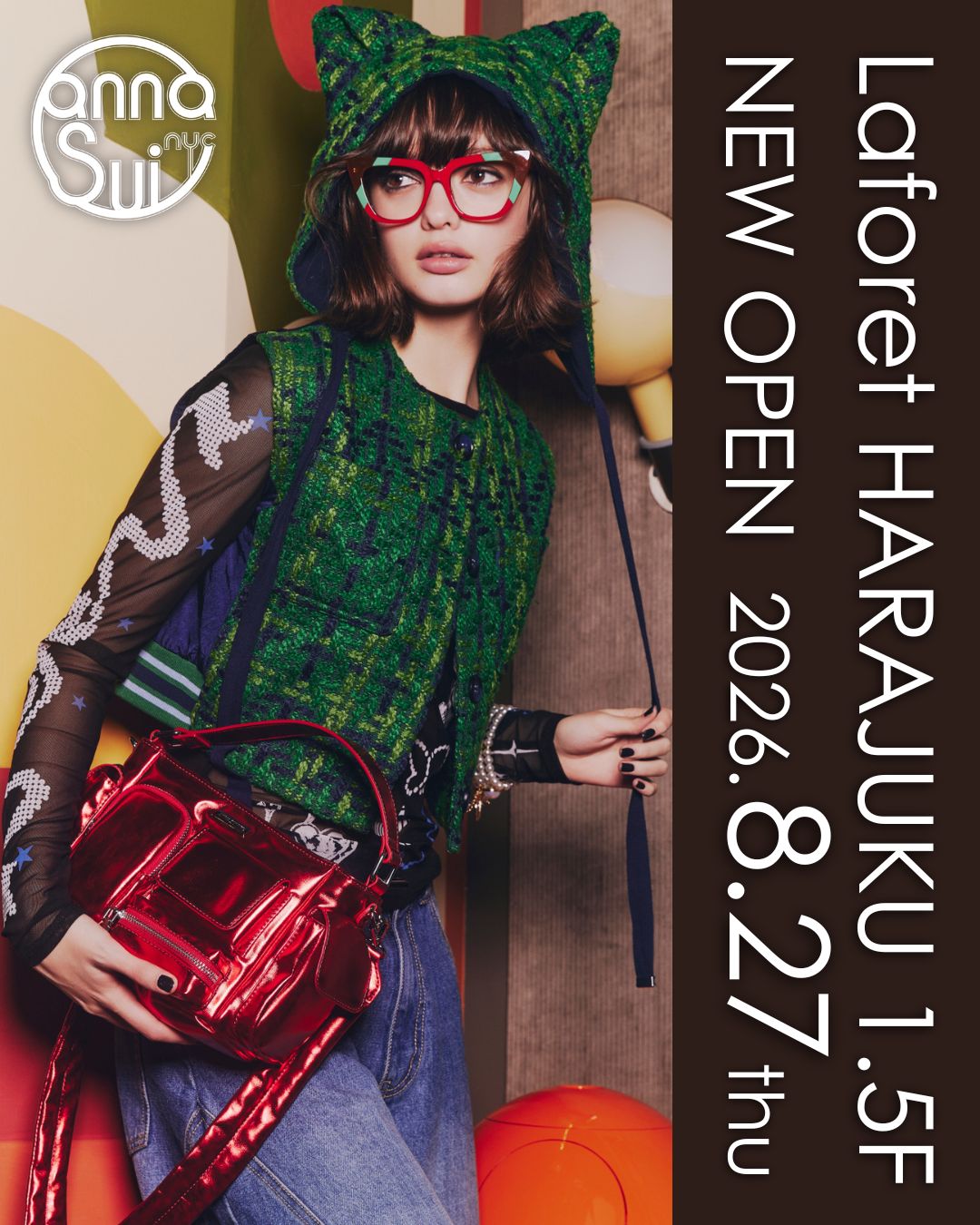 anna sui nyc LAFORET HARAJUKU 1.5F NEW OPEN 2026.8.27 THU