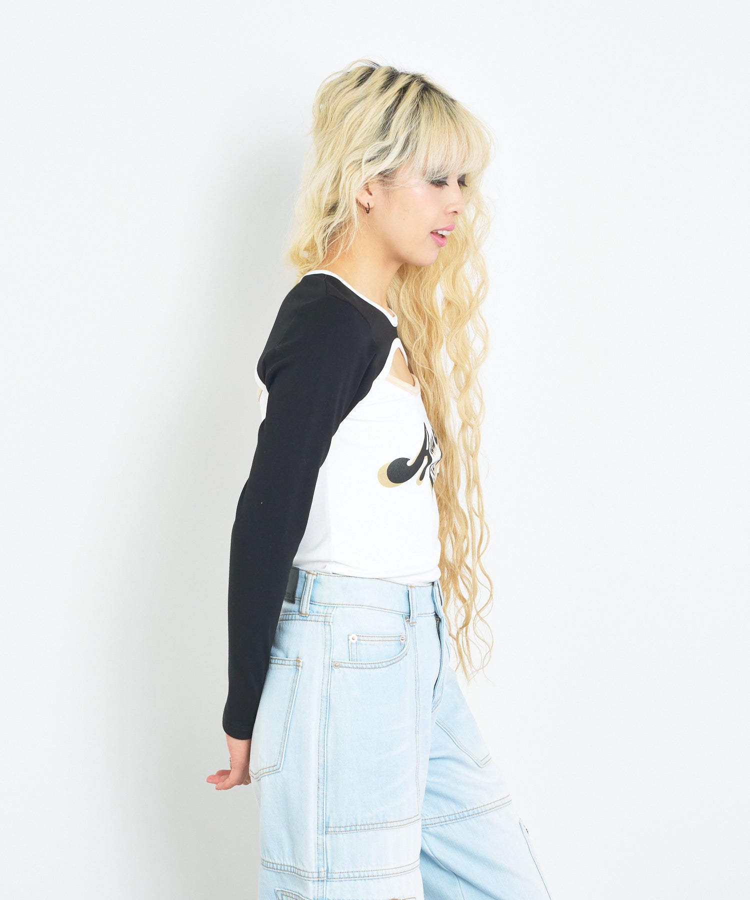 Anna, Long-Sleeve Capelet, White | Frank & Eileen
