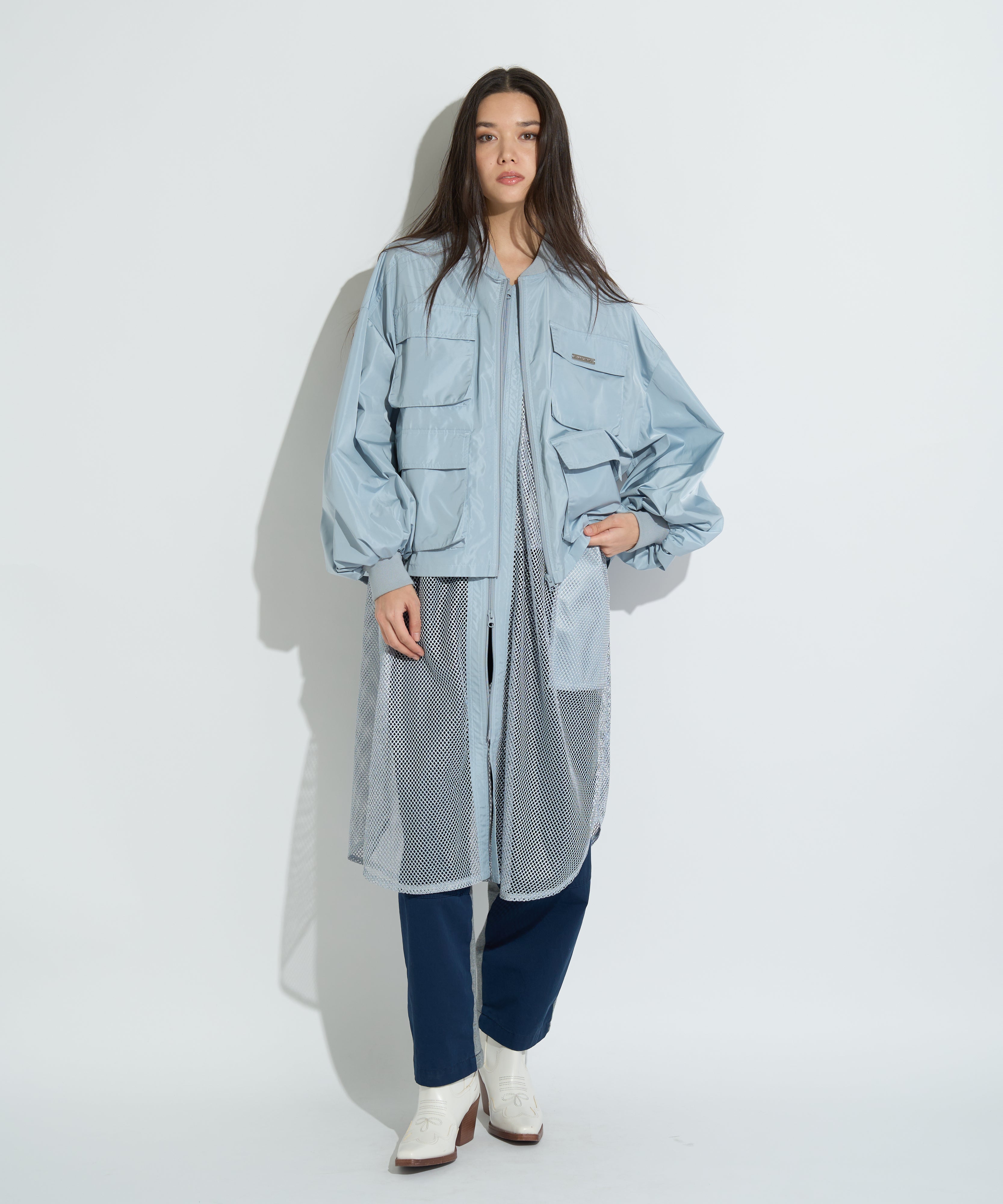 3WAYロングベストブルゾン – ANNA SUI NYC