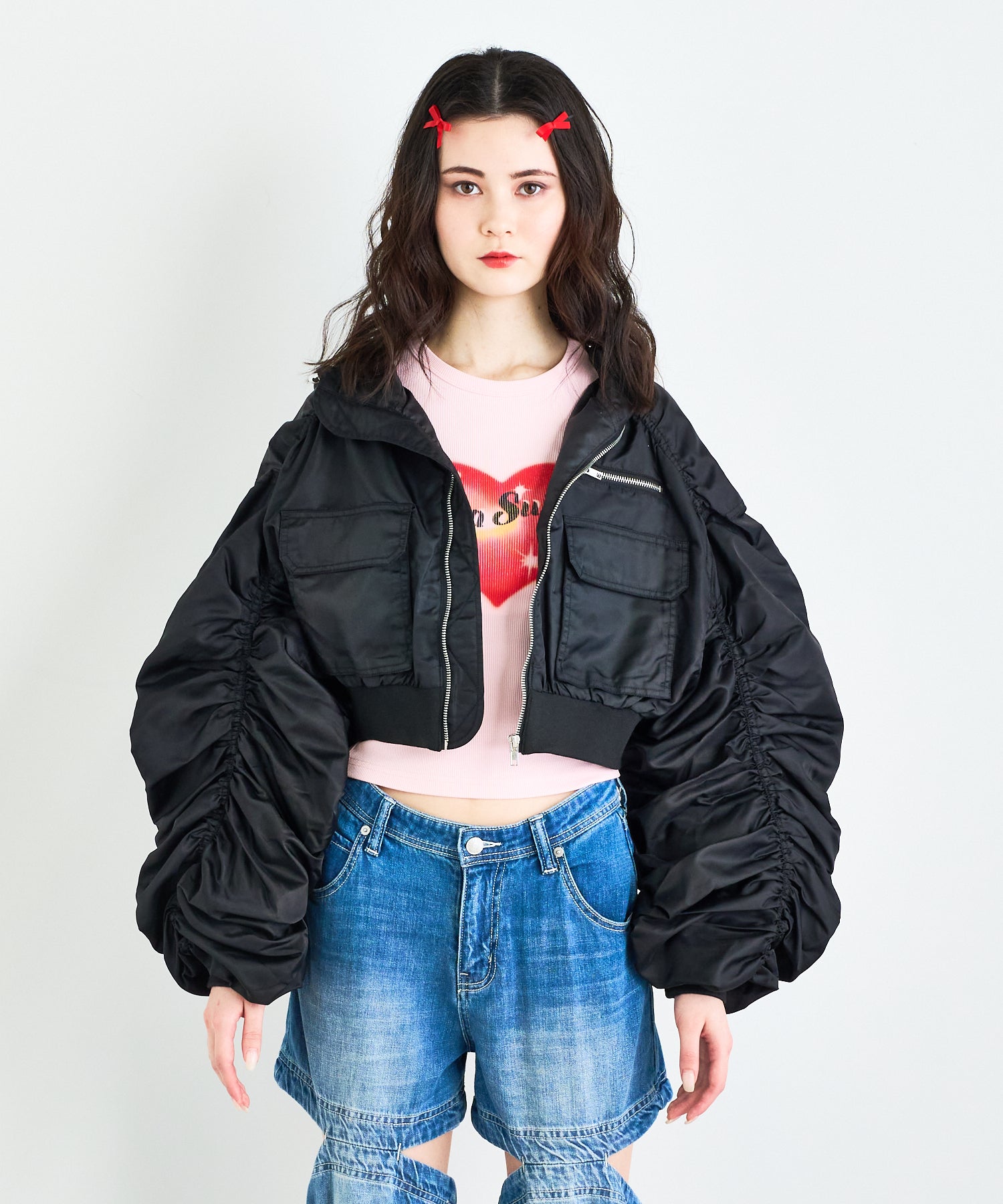 シャカ2シャーリングライトショートMA-1 – ANNA SUI NYC