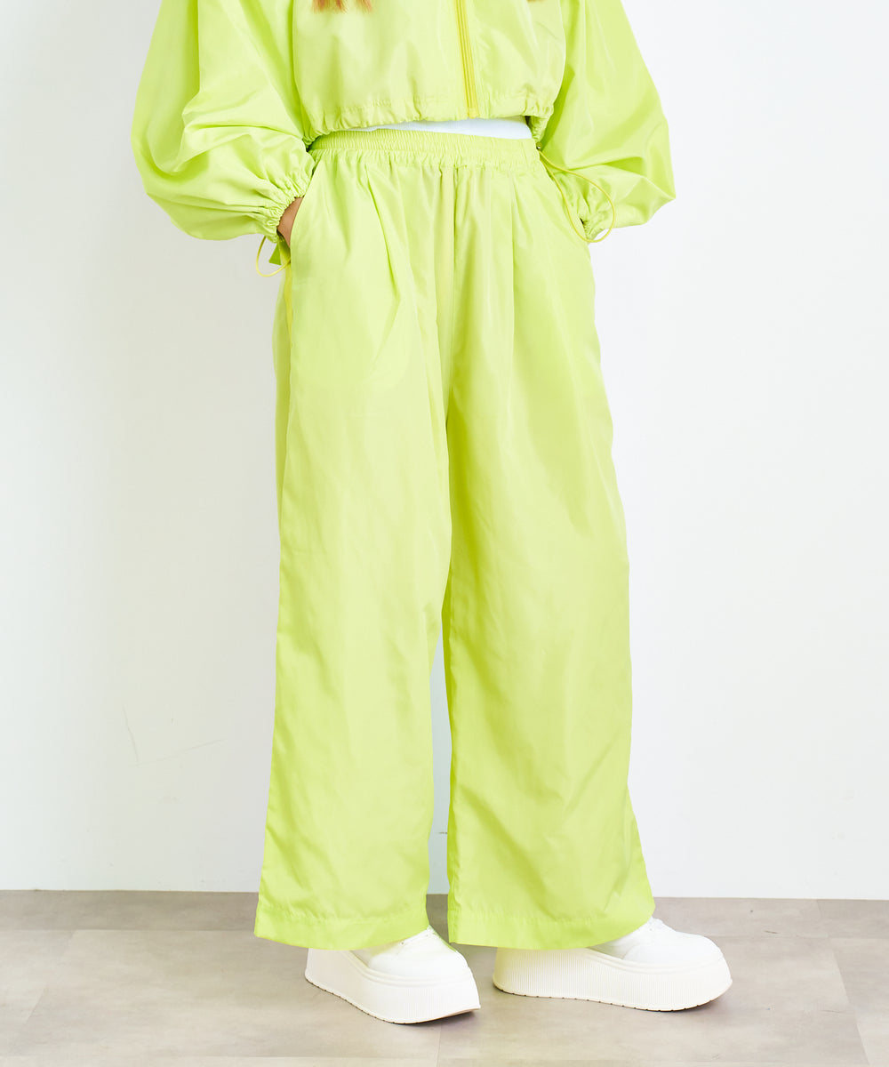 サイドラインワイドパンツ