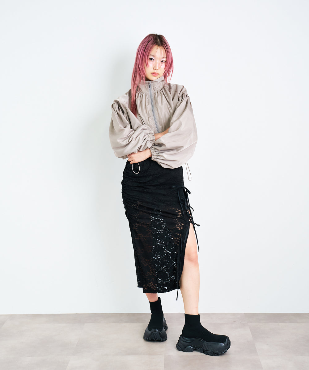 バルーンショートブルゾン