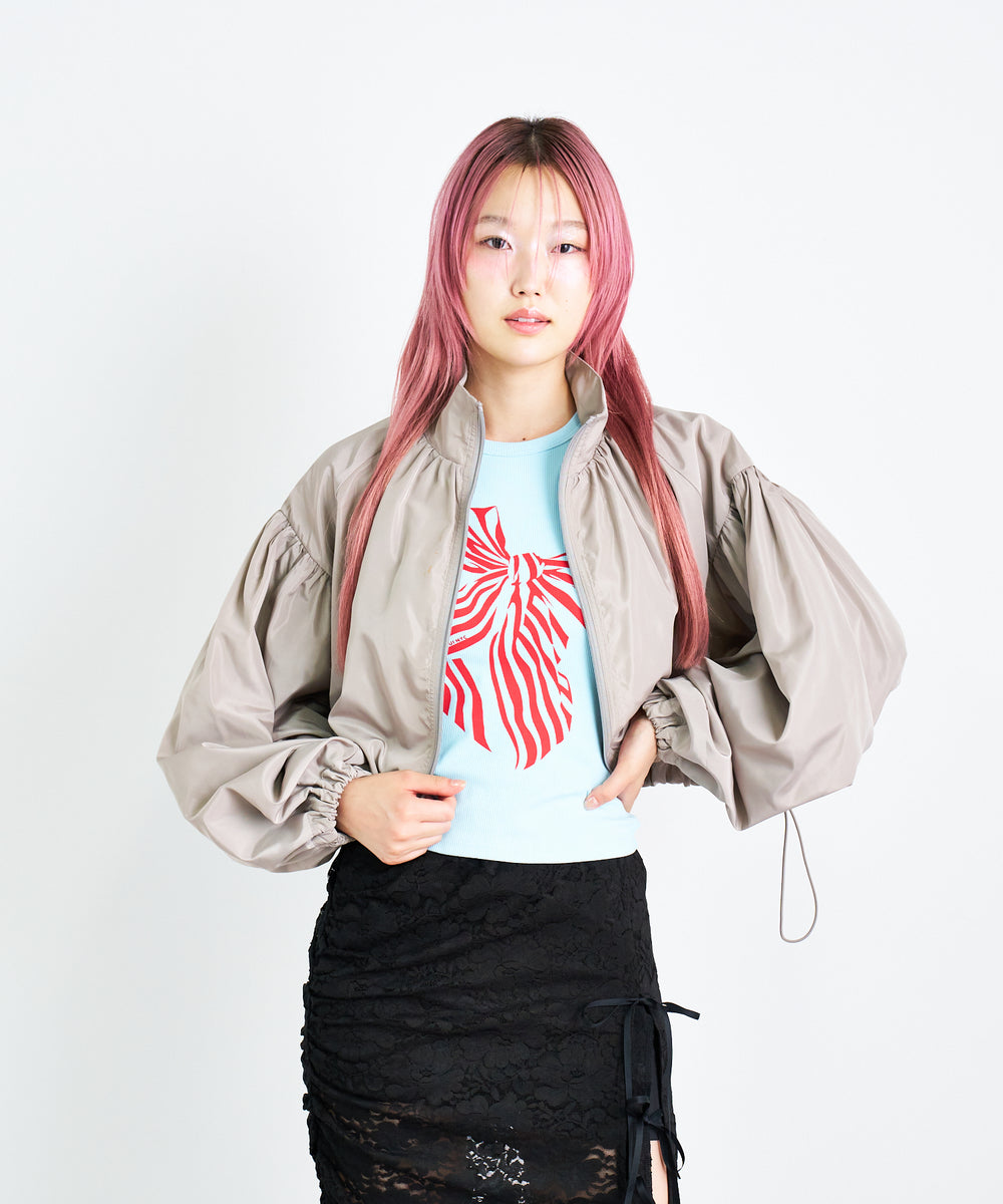 バルーンショートブルゾン