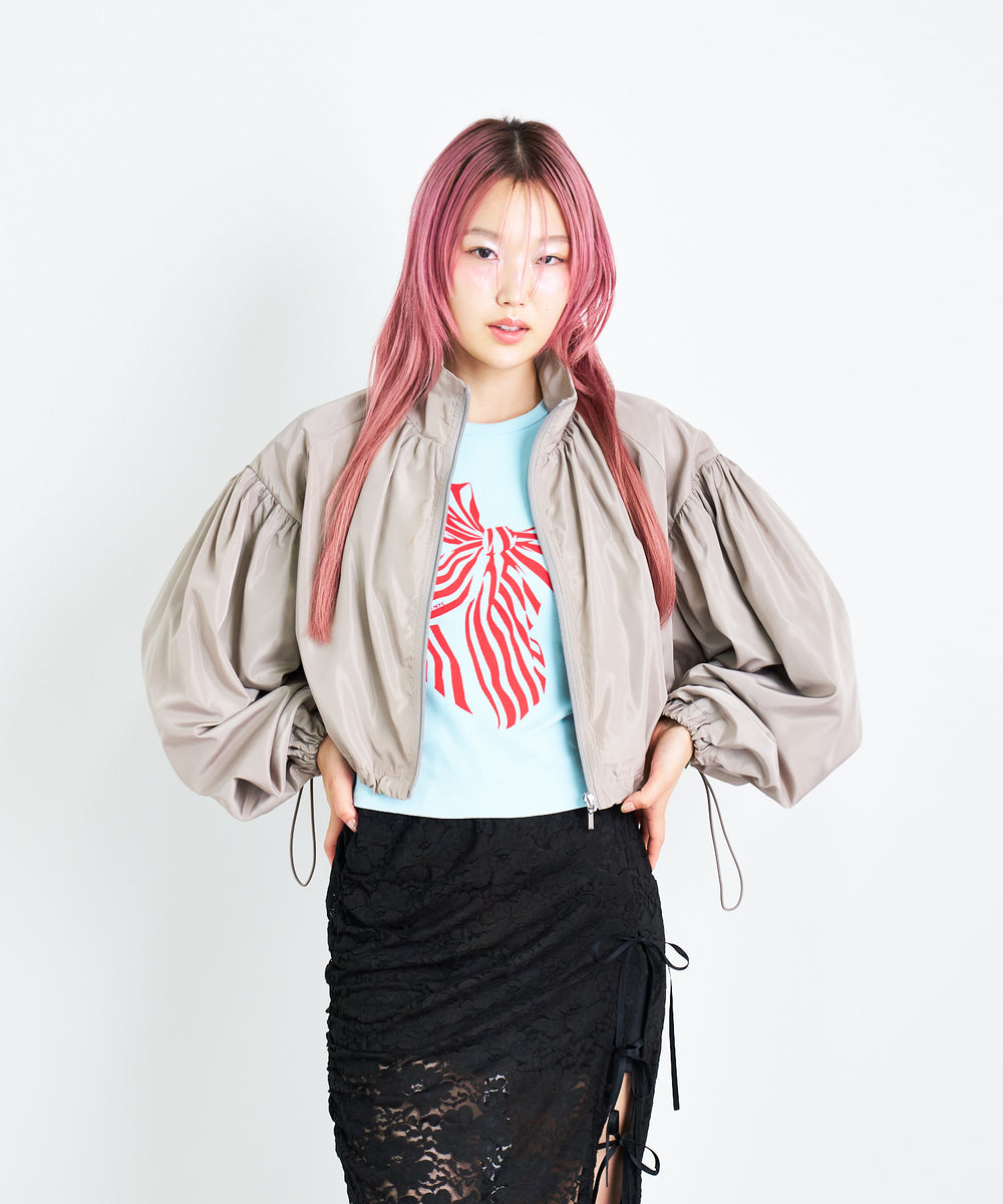 バルーンショートブルゾン