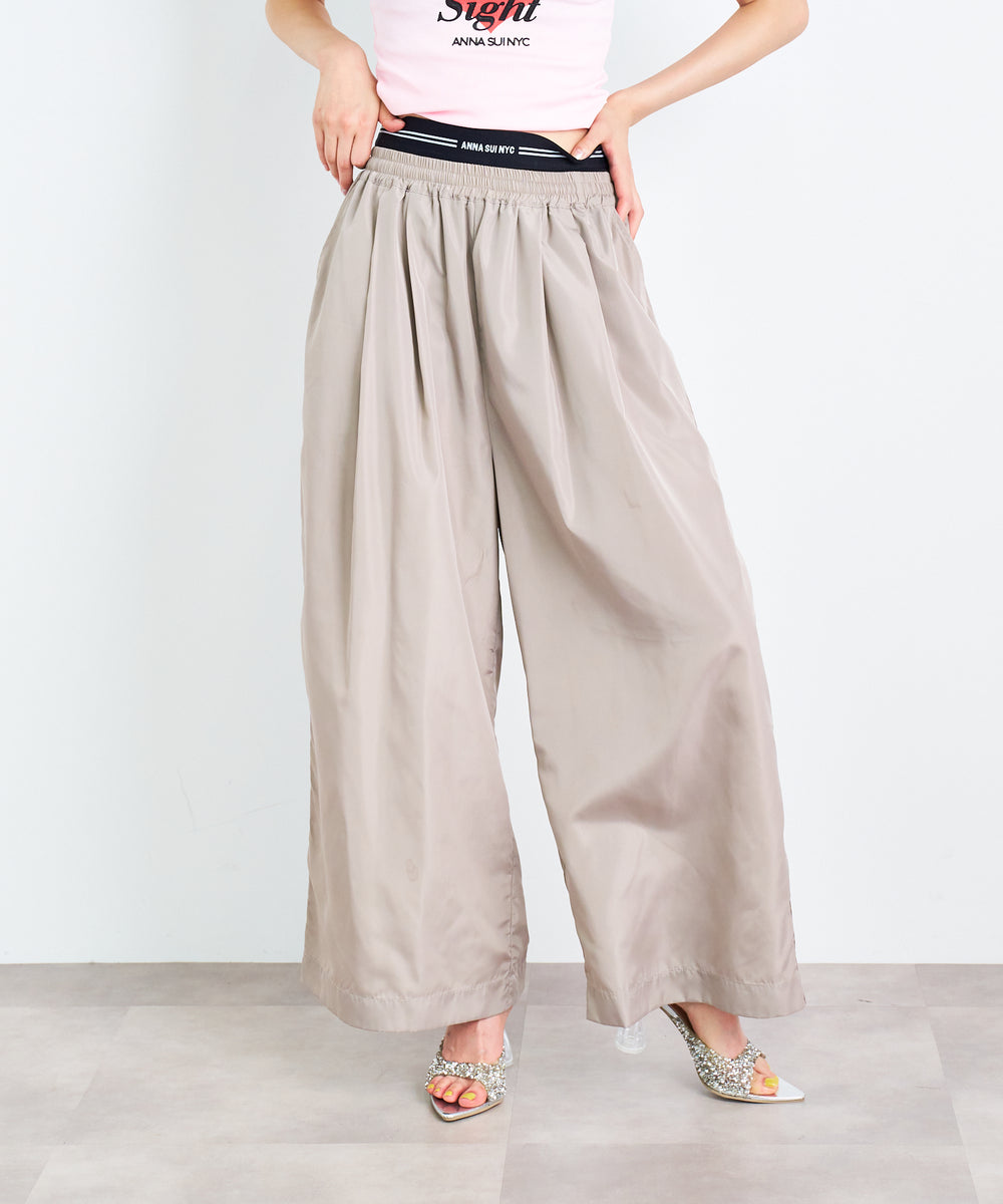 サイドラインワイドパンツ
