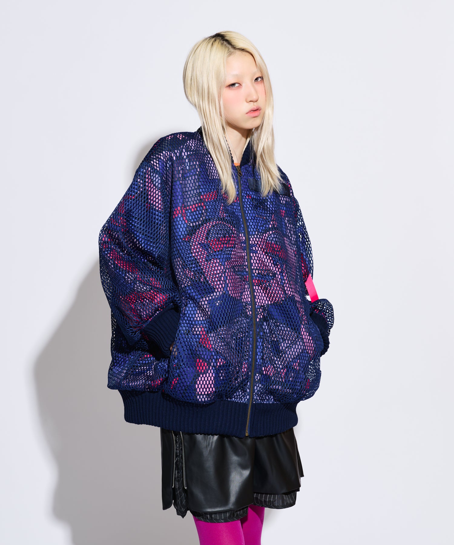 TERAメッシュレイヤードブルゾン – anna sui nyc