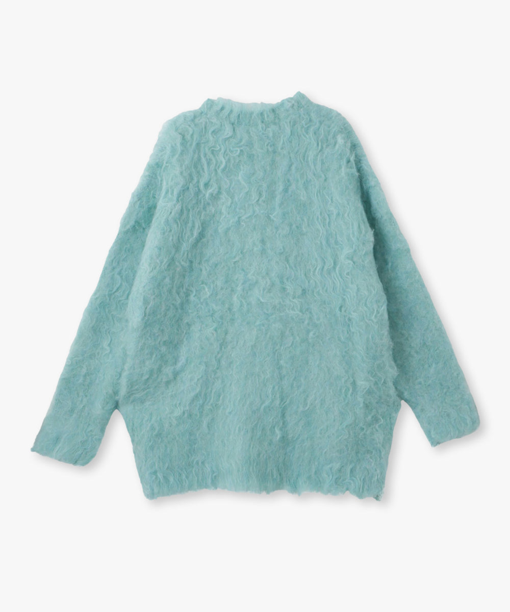 ウェーブシャギーカーデ