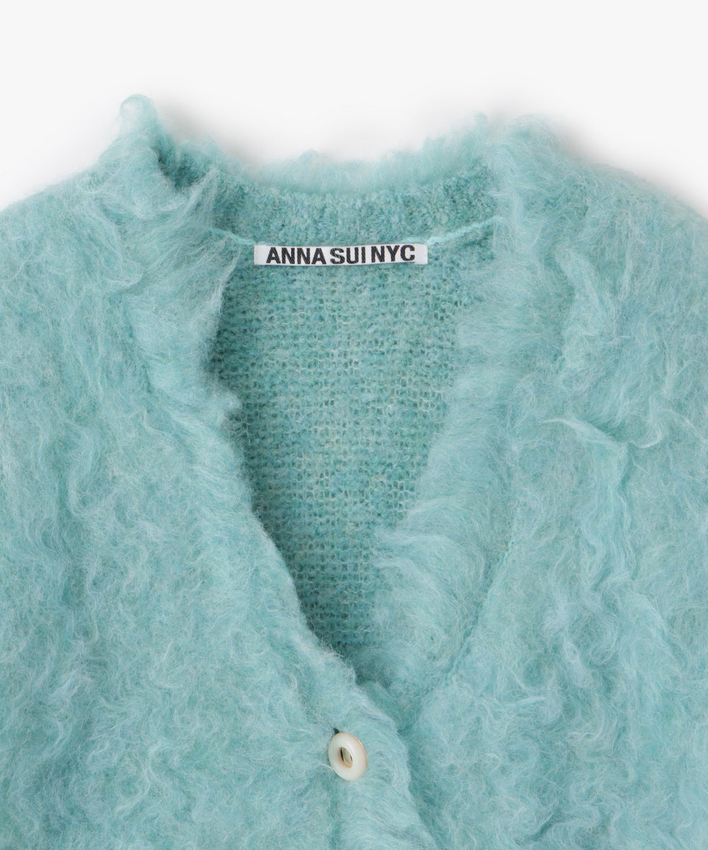 ウェーブシャギーカーデ