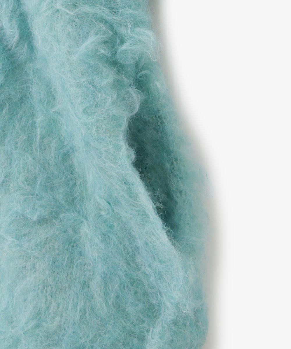 ウェーブシャギーカーデ