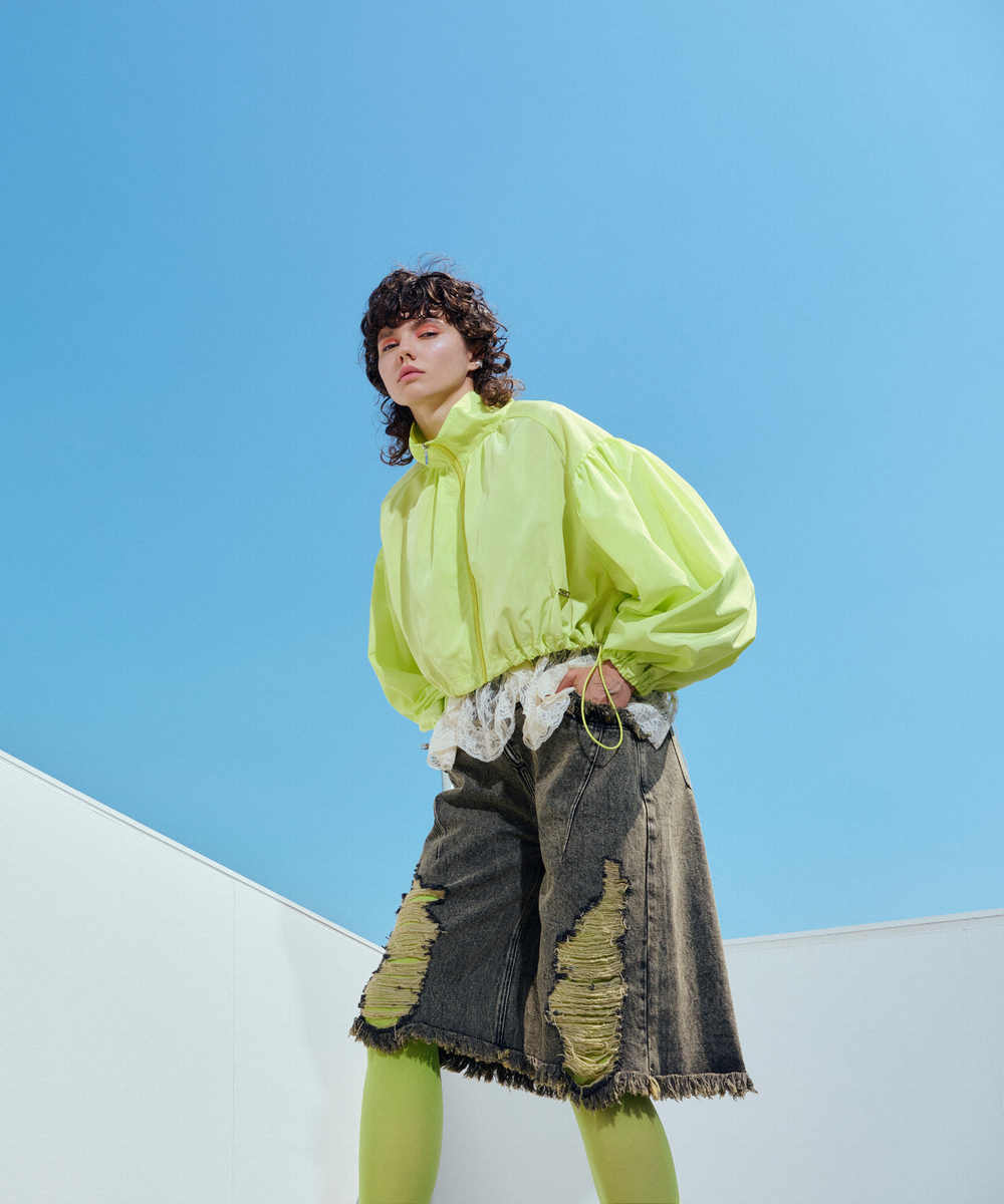 バルーンショートブルゾン