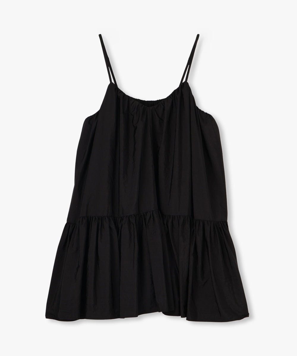 ギャザーフレアキャミワンピース