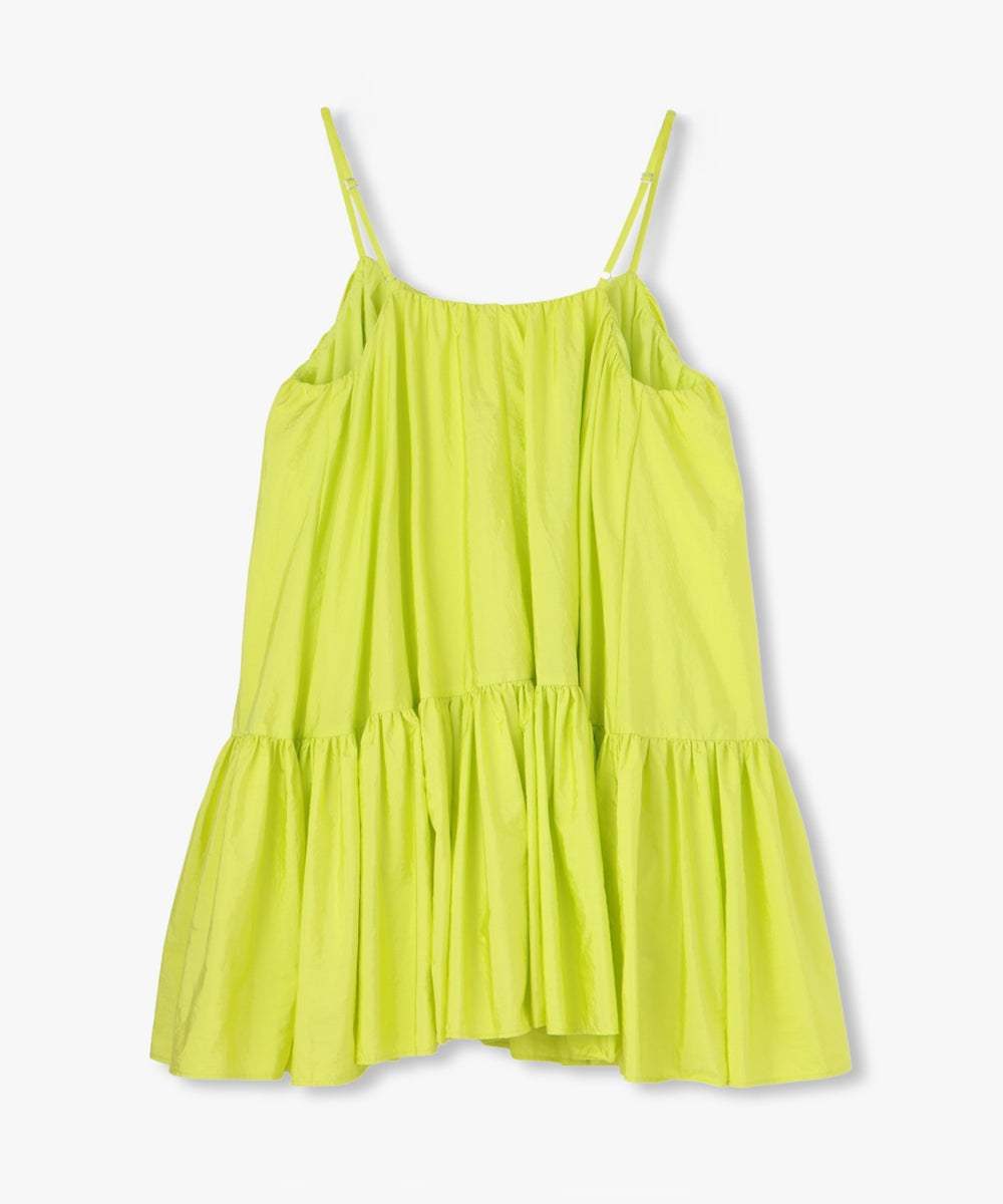 ギャザーフレアキャミワンピース