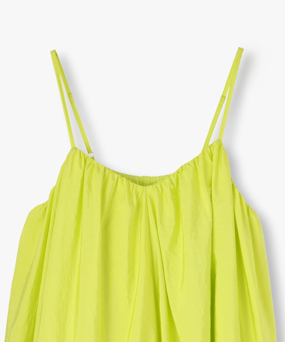 ギャザーフレアキャミワンピース