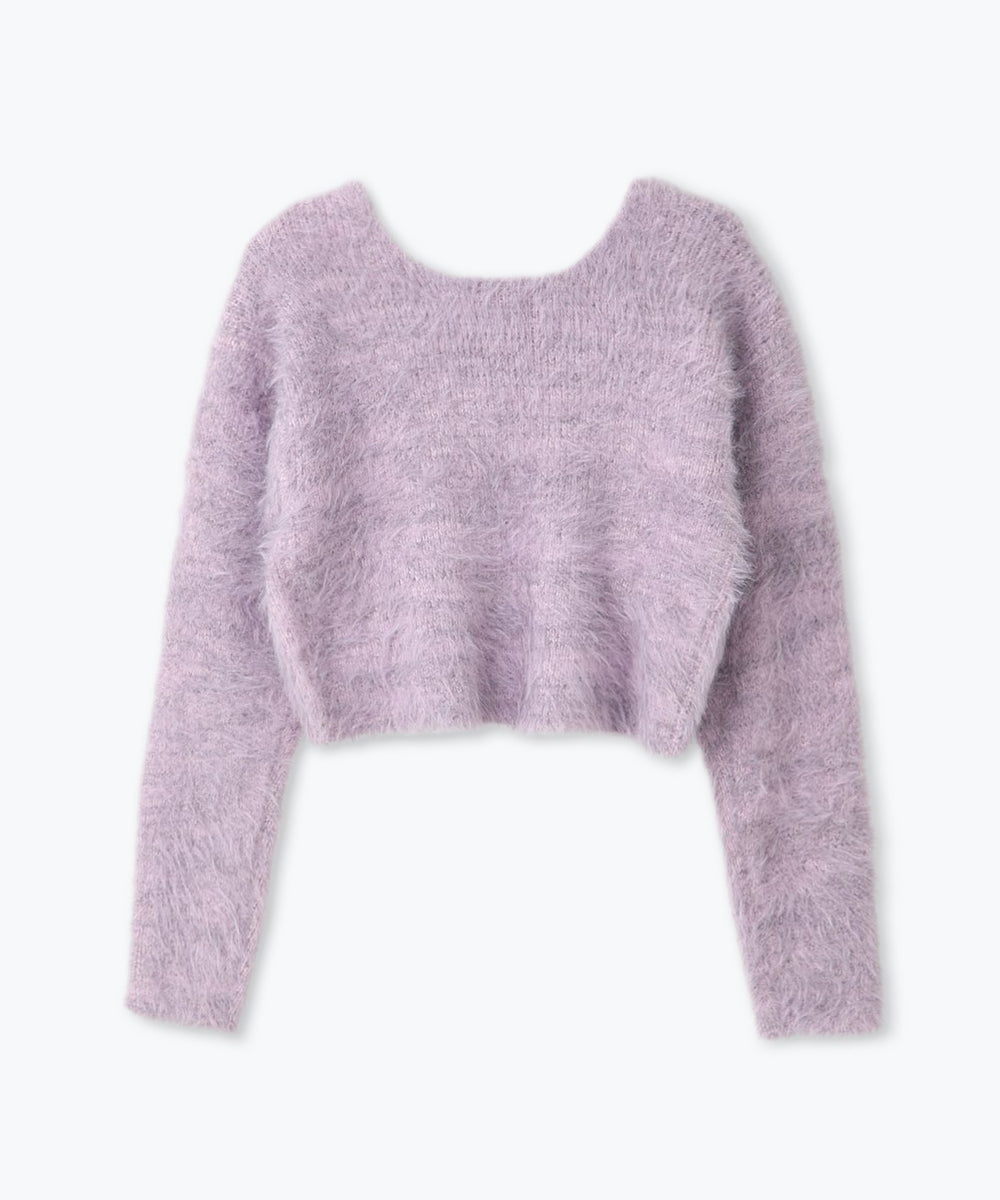 フェザーヤーンベルトカーディガン