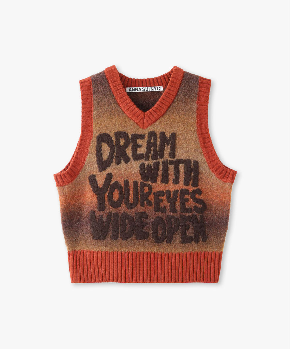 グラデーションジャガードベスト