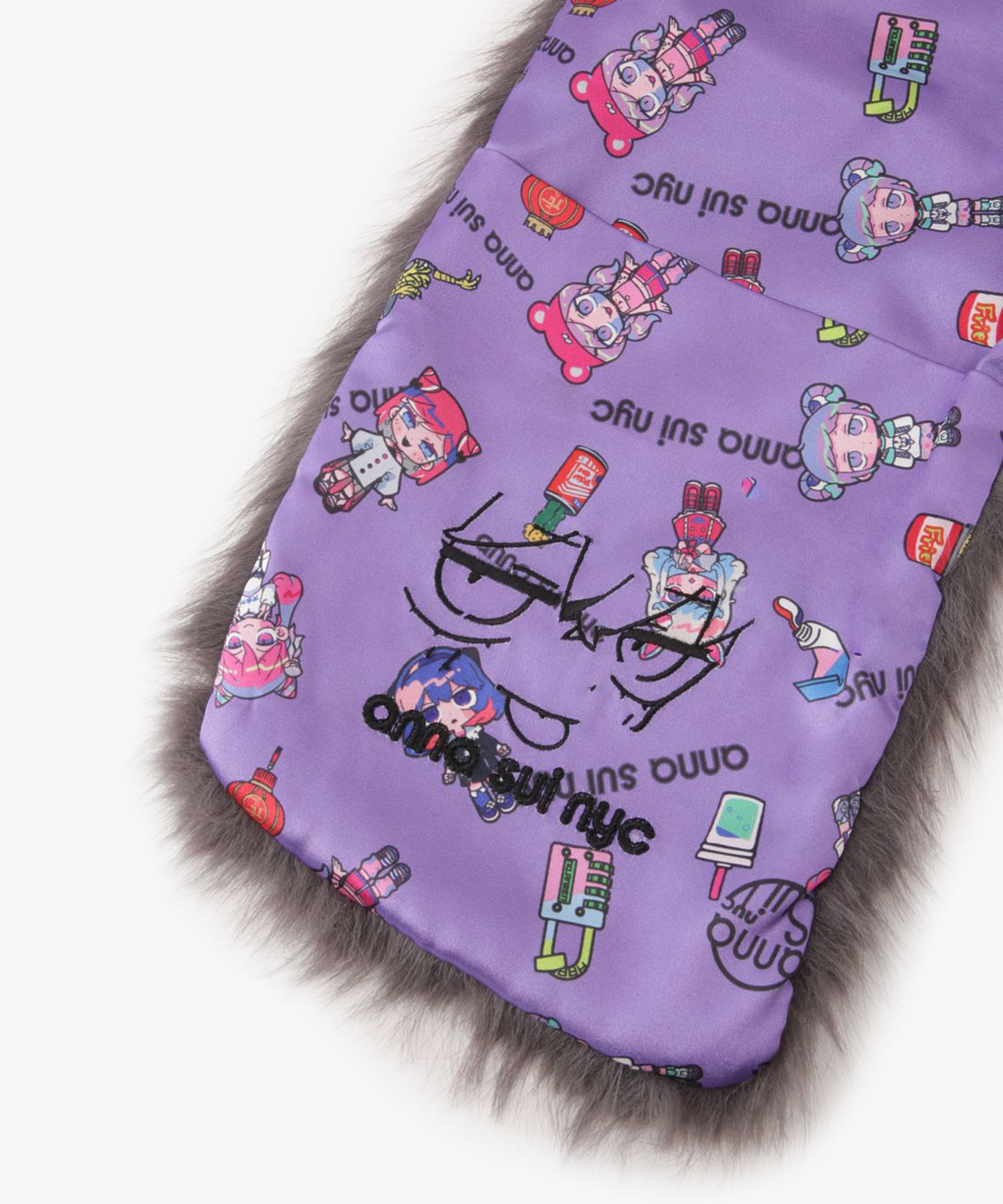 TERAキャットファーマフラー – ANNA SUI NYC