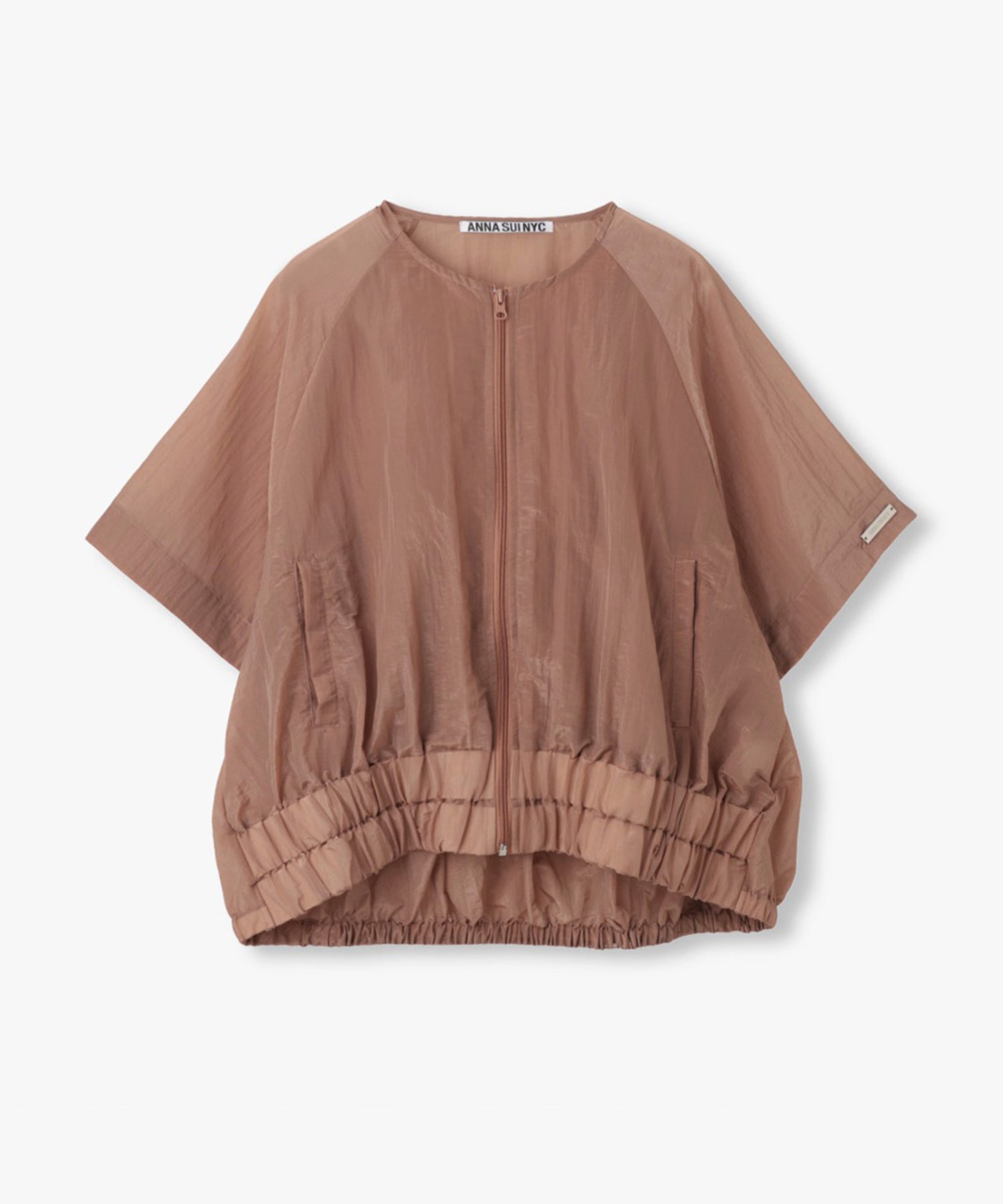23SS♡ANAYI アナイ コットンメッシュギャザーブルゾン 36 23SS♡ANAYI アナイ コットンメッシュギャザーブルゾン 36 【公式通販】