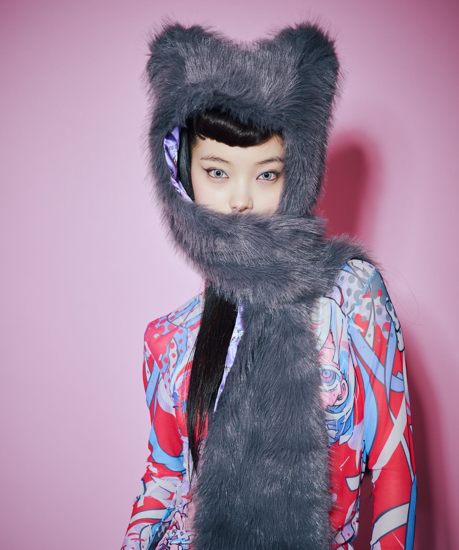 IENA ファーティペット TERAキャットファーマフラー – ANNA SUI NYC