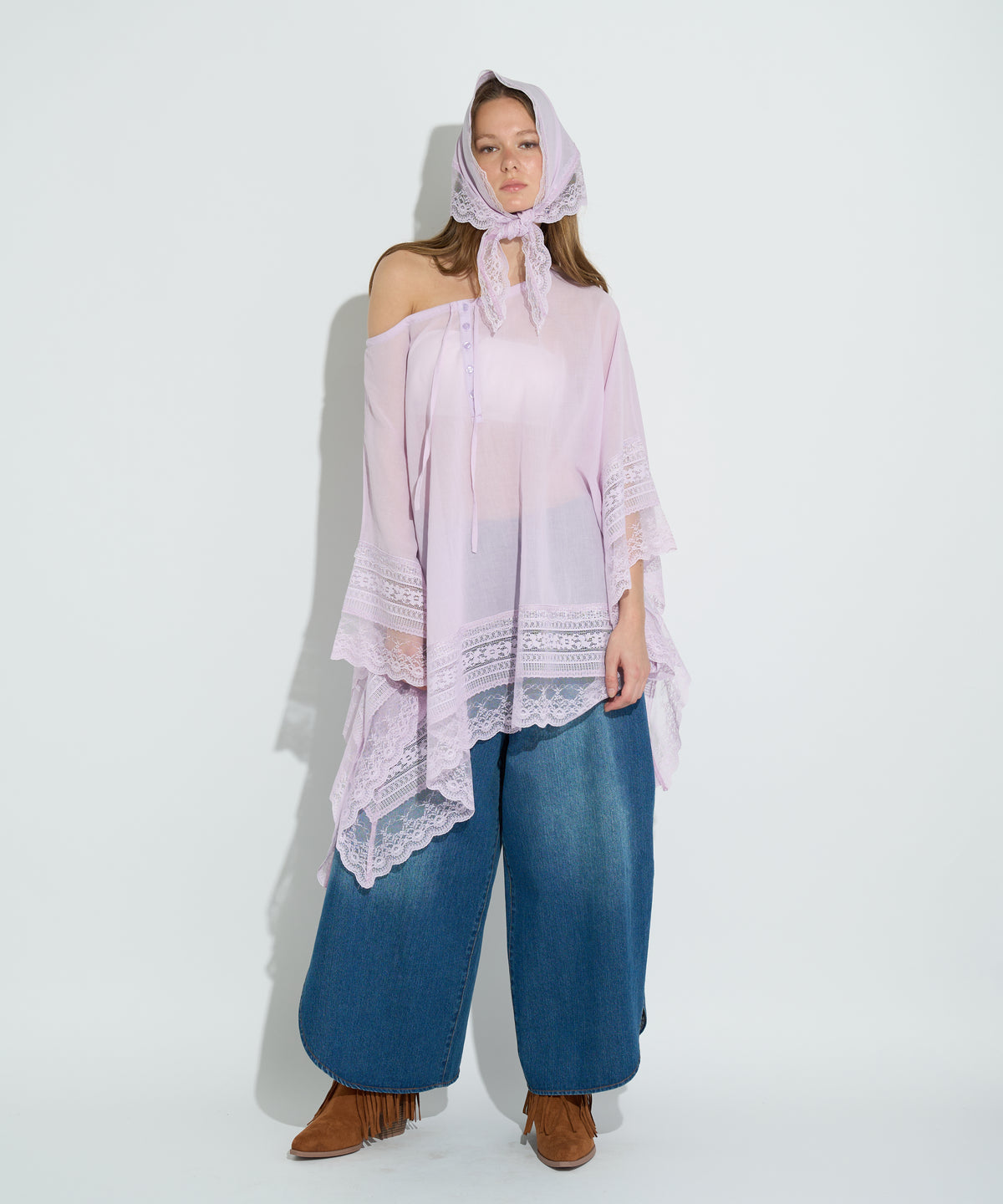 3WAY BOHO ポンチョ – anna sui nyc