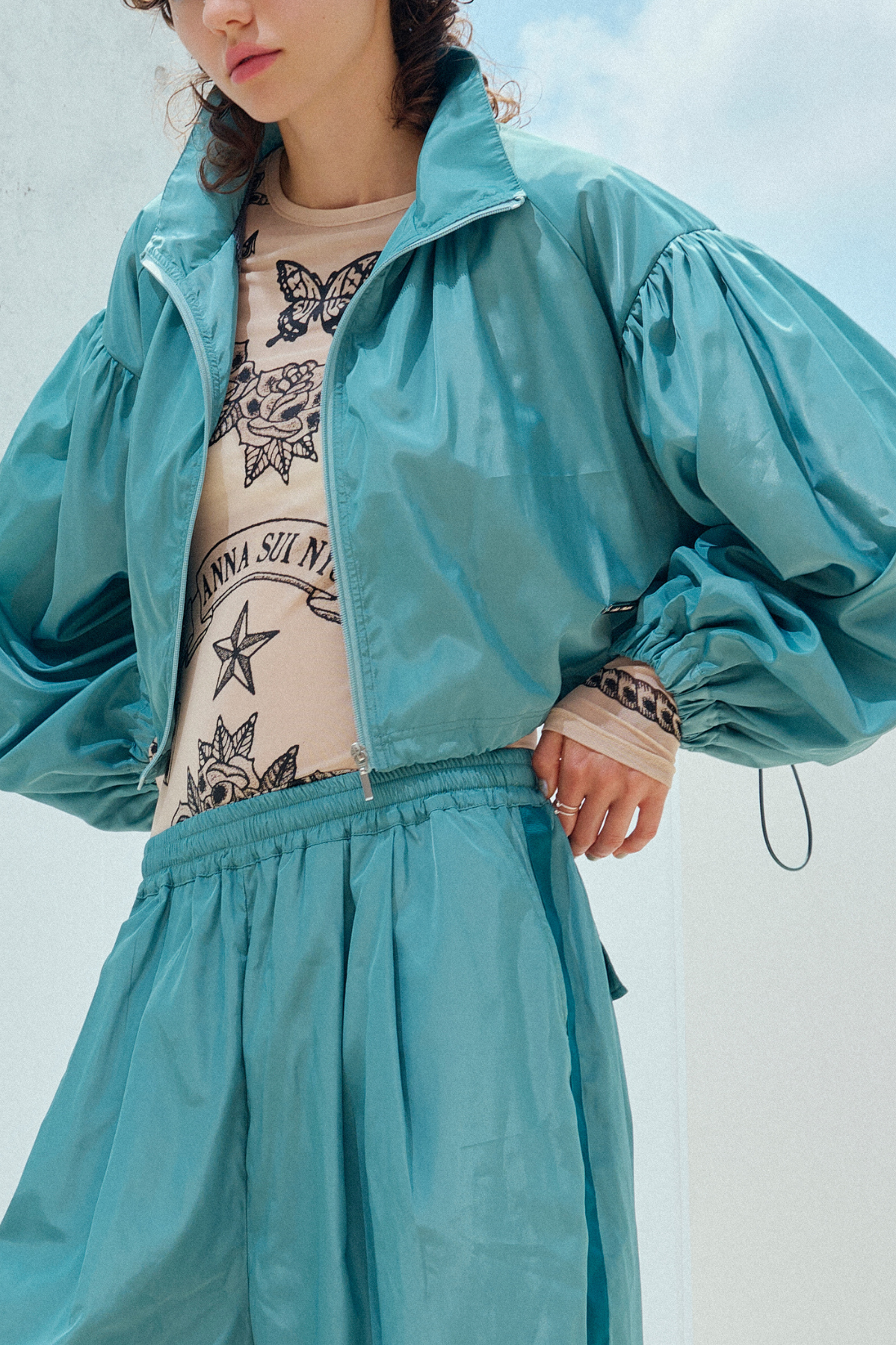 Anna Sui レザー フリンジジャケット Anna Sui レザー フリンジ Anna Sui レザー フリンジジャケット Anna Sui レザー フリンジ