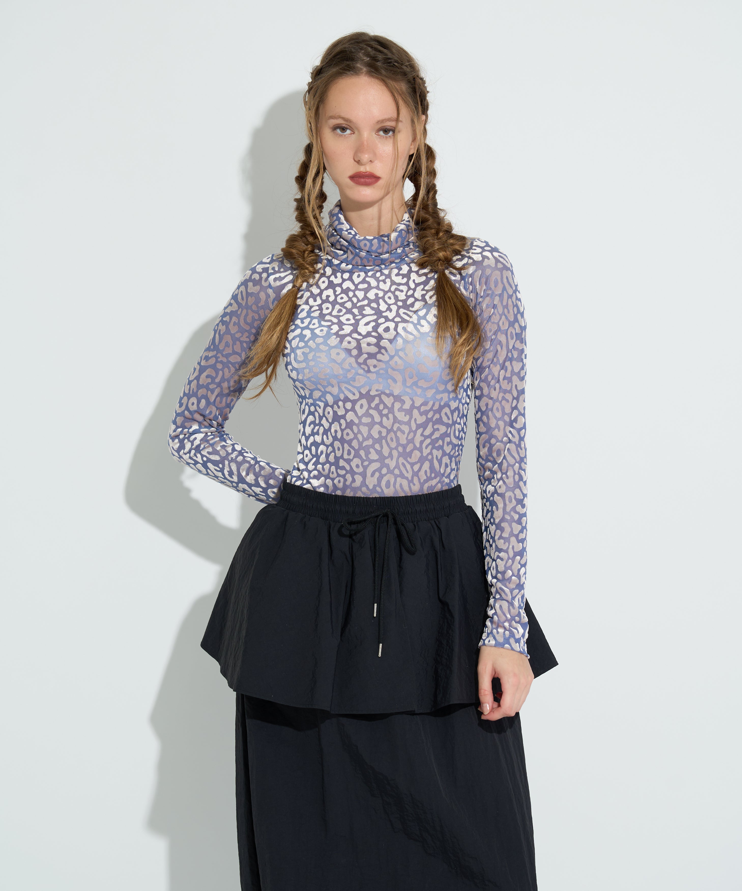 総柄シアータートルネック – ANNA SUI NYC