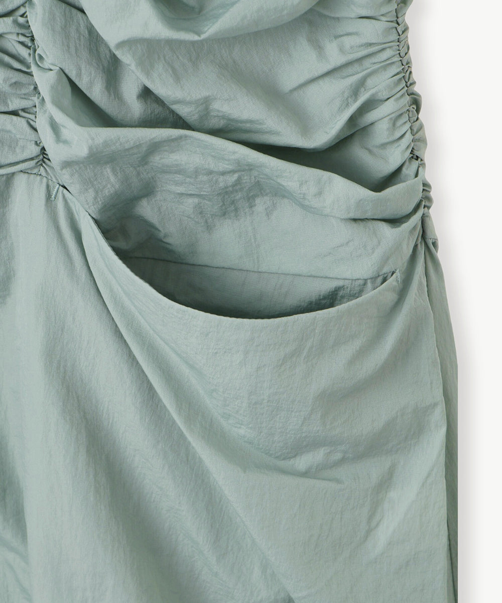 シャーリングダブルジップブルゾン