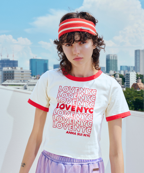 LOVE NYC フロッキーTシャツ