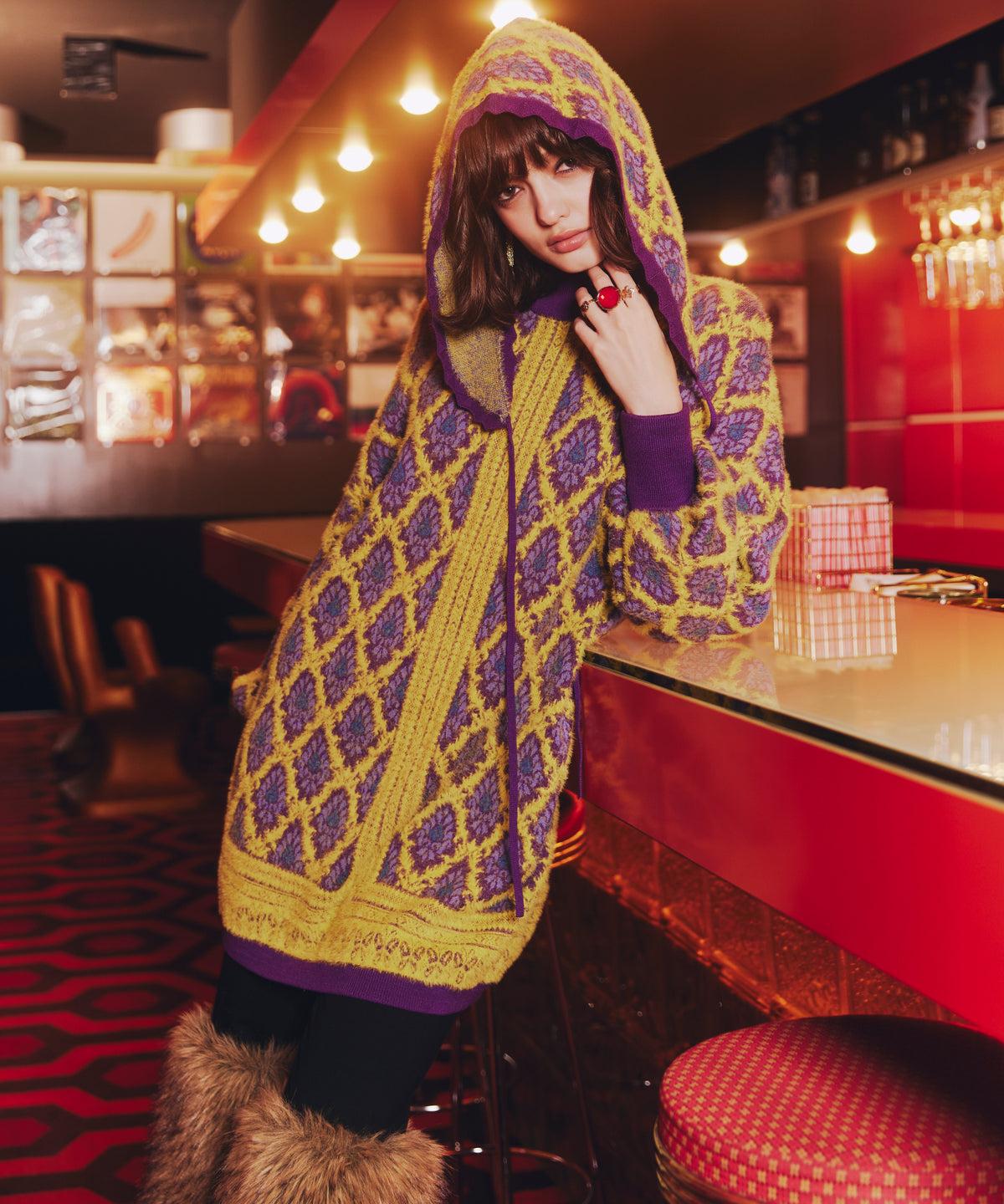 ダマスクニットワンピース – anna sui nyc