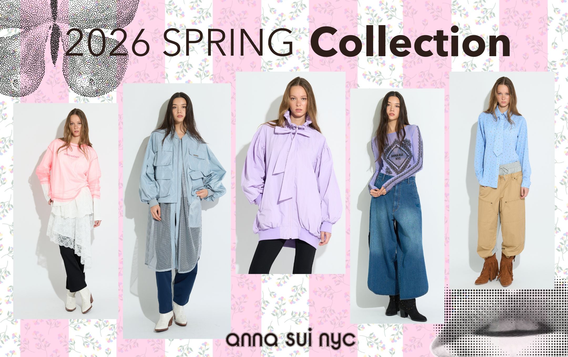 ANNA SUI アナスイ O'NEILL オニール ワンピース 未使用タグ付き ANNA SUI アナスイ 花柄ワンピース ノースリーブ デザイナーズ