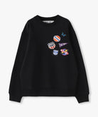 ANNA SUI NYC ワッペンクルーネックスウェット